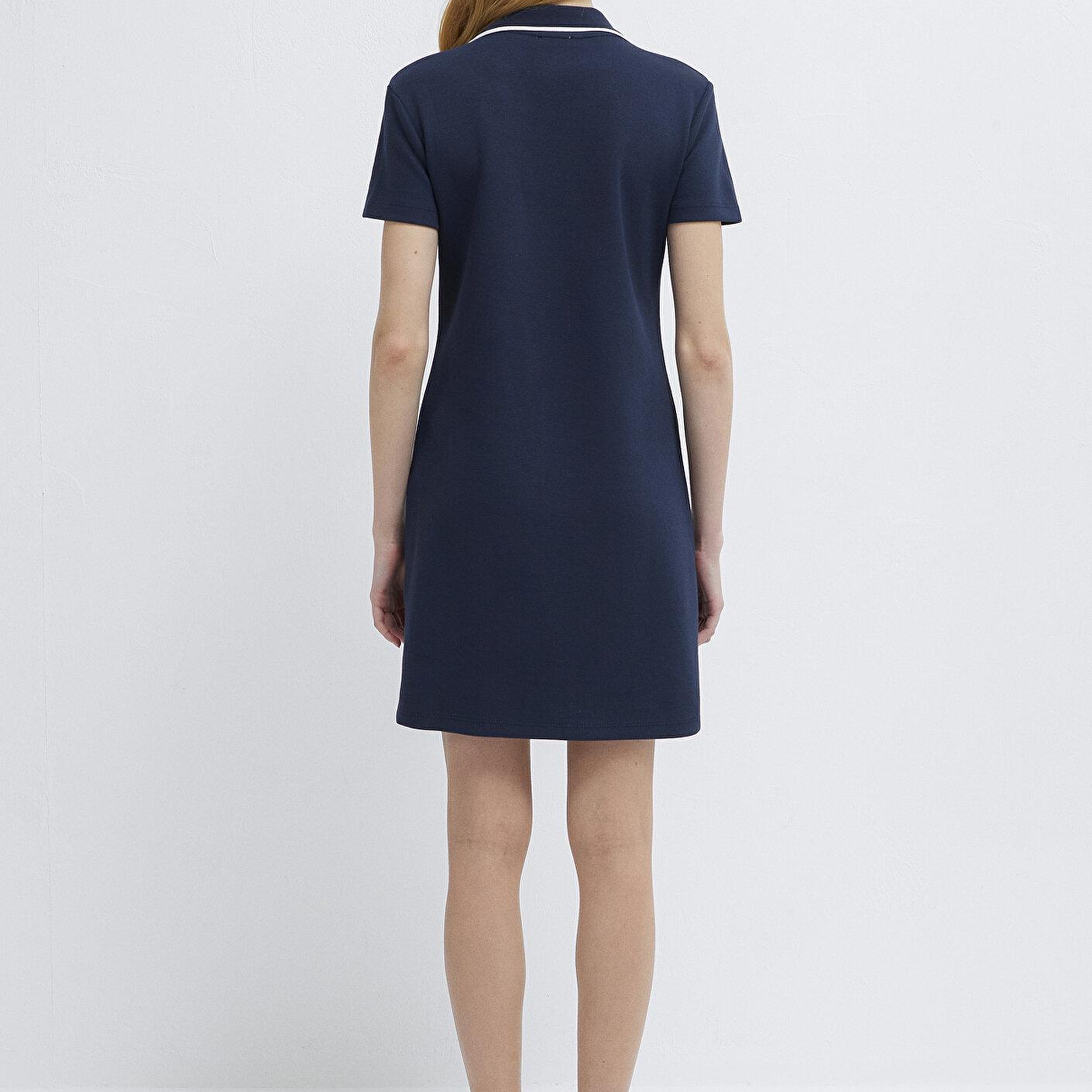 Mavi Lacivert Kısa Elbise 1310775-90372