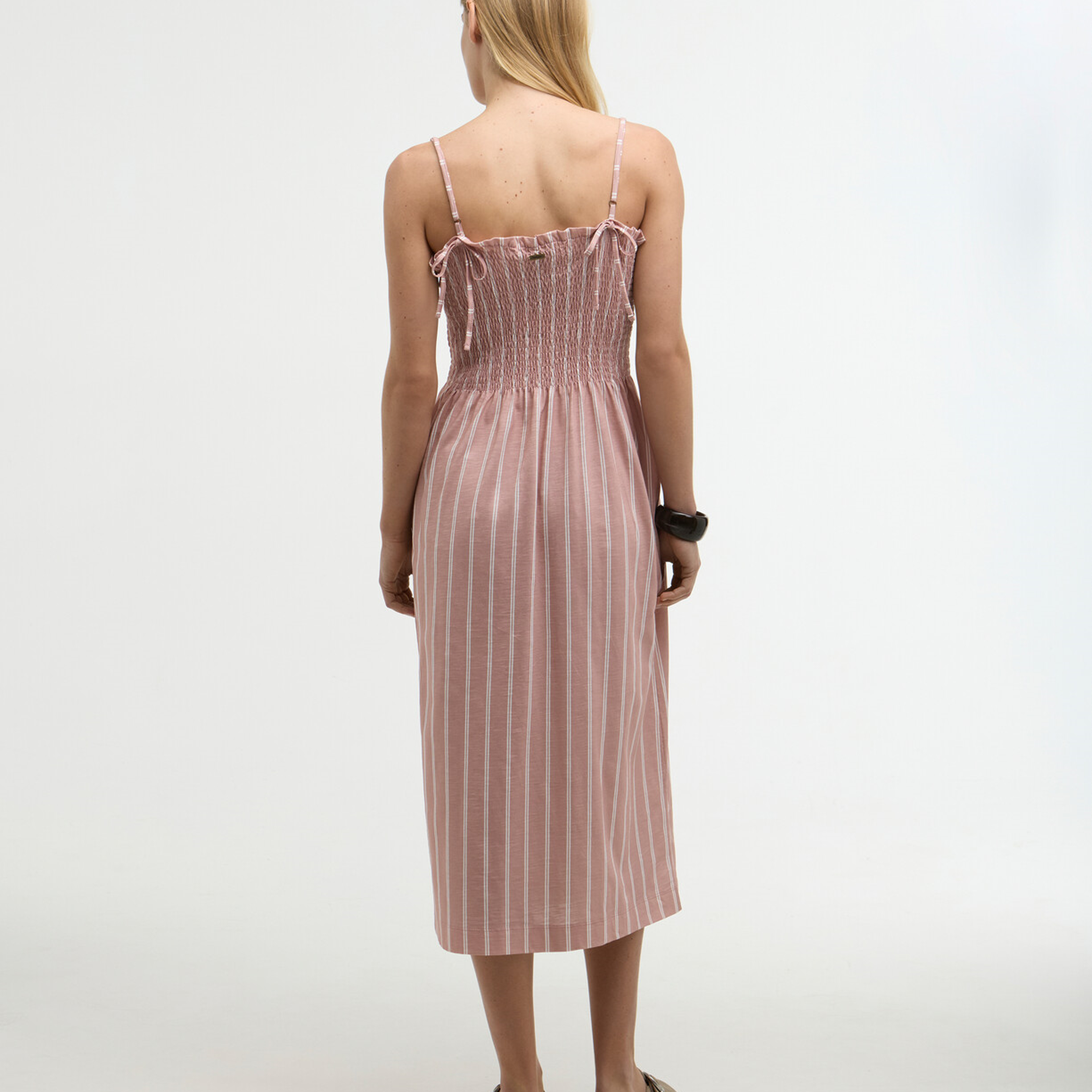 Barbour Madeline Midi Elbise