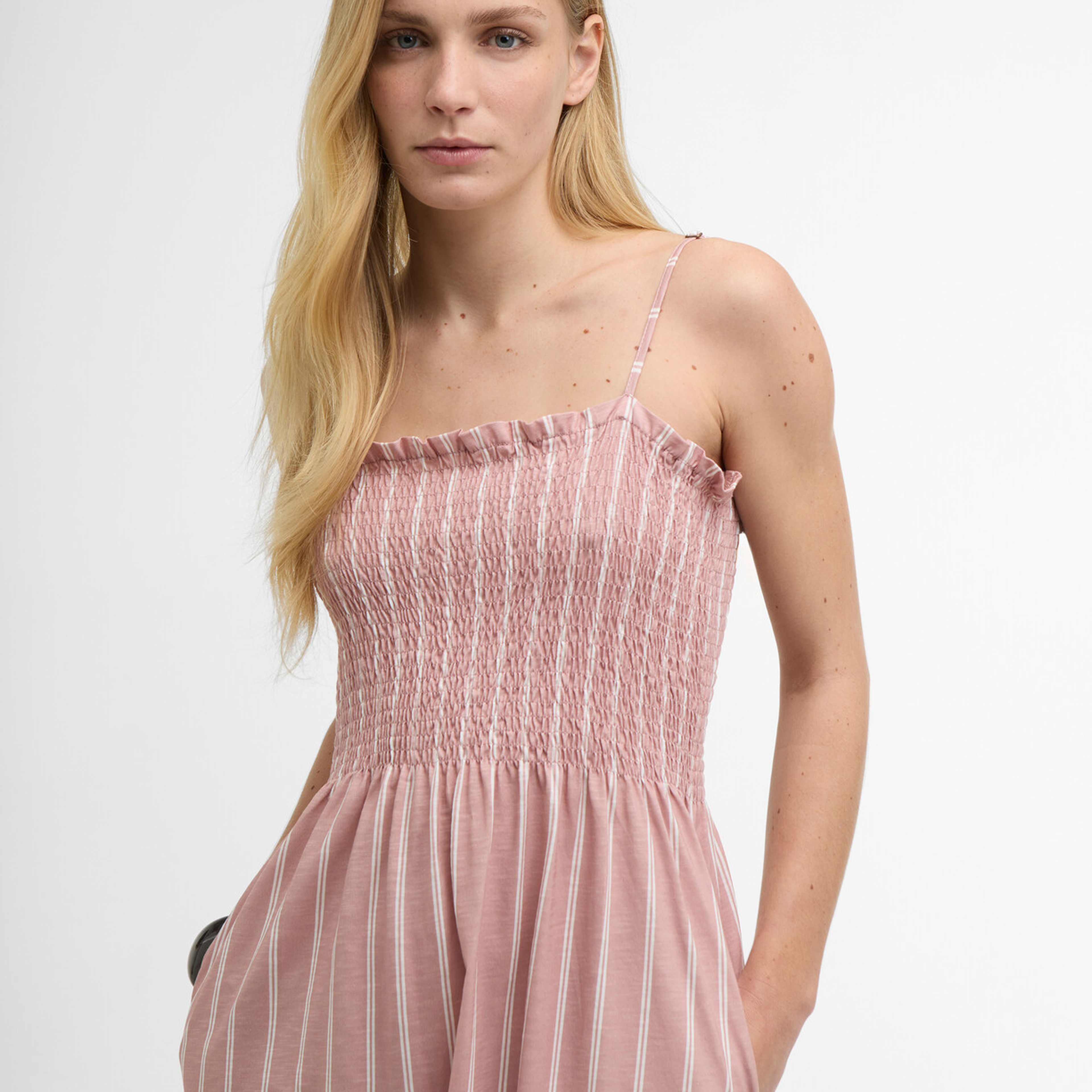 Barbour Madeline Midi Elbise