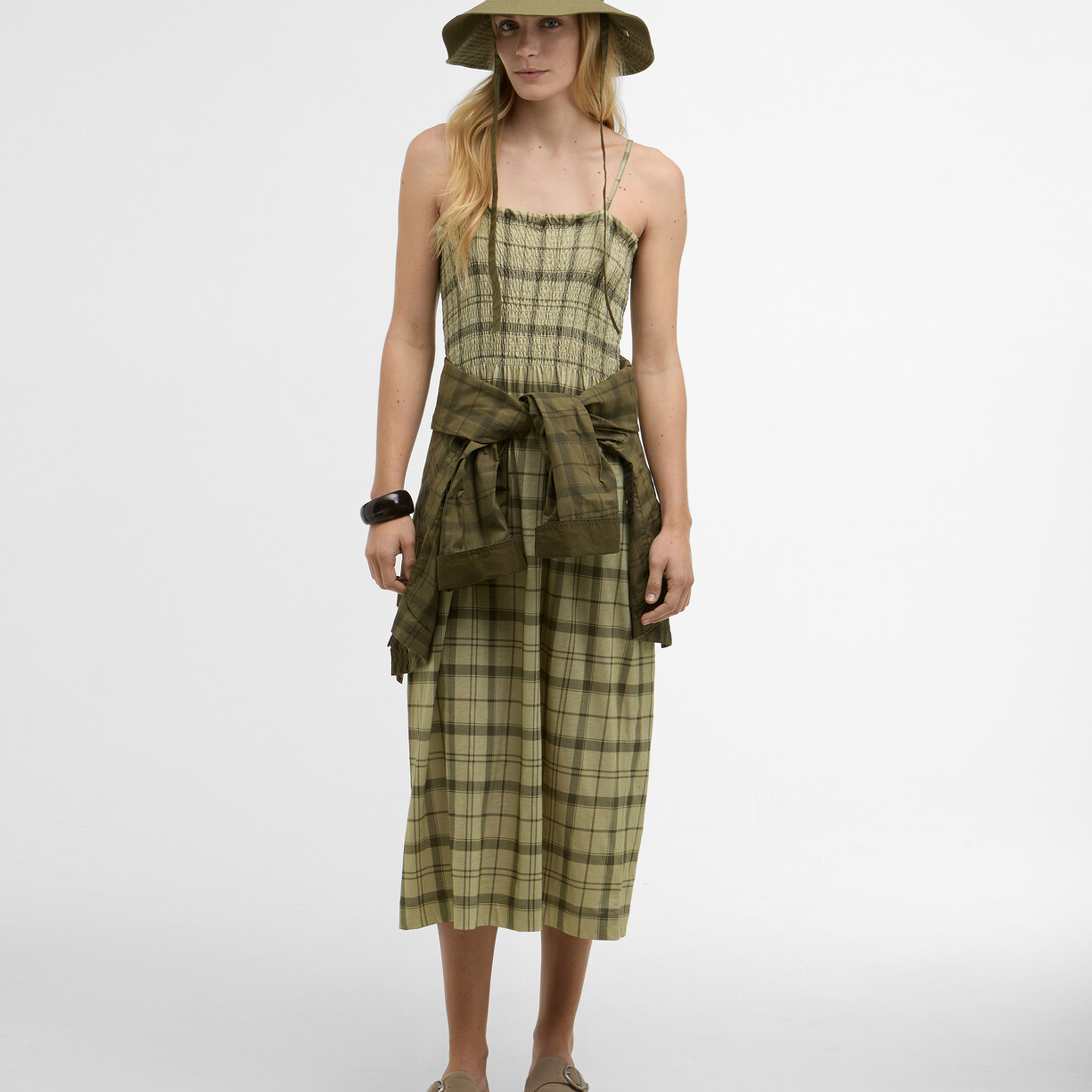 Barbour Orla Midi Elbise