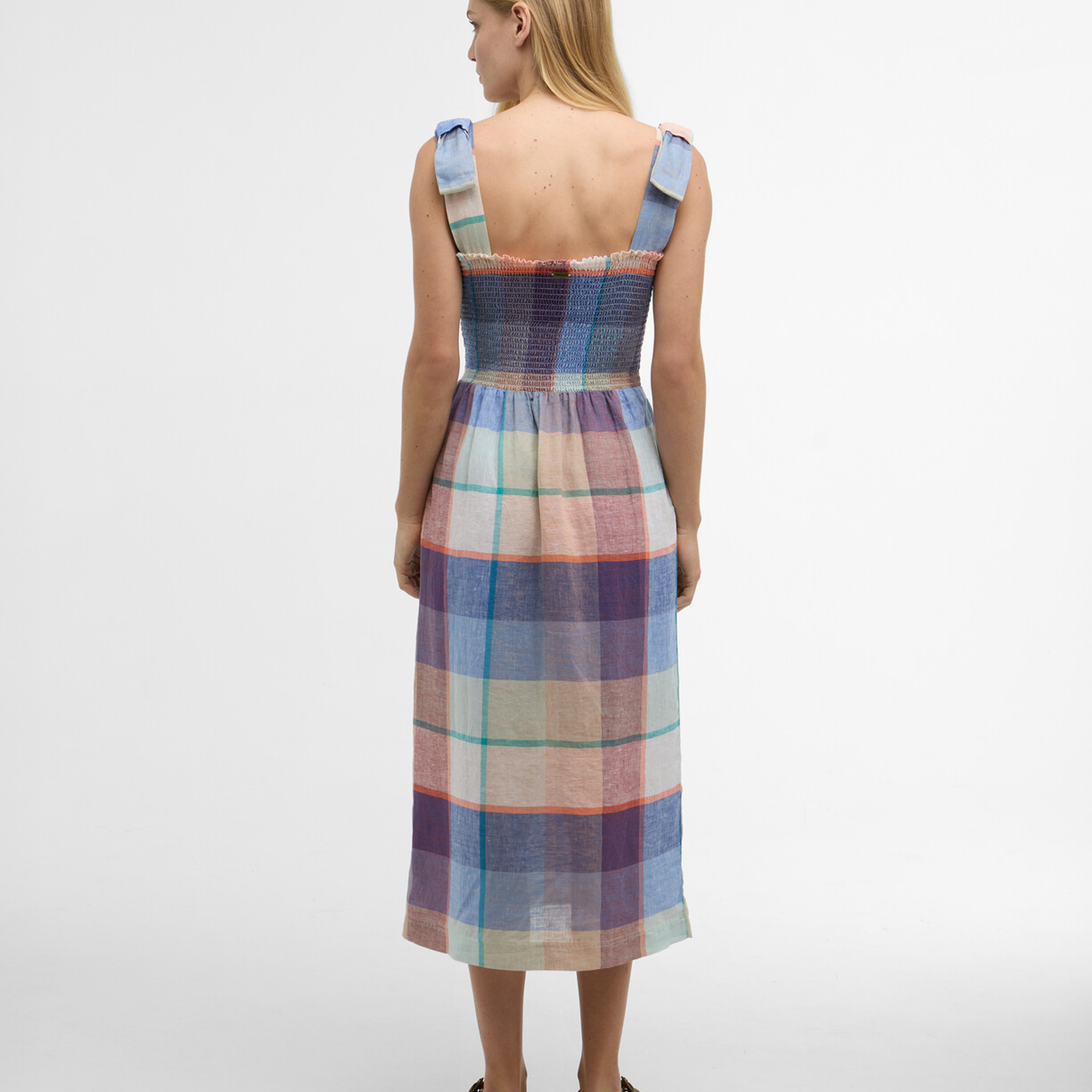 Barbour Amelie Midi Elbise