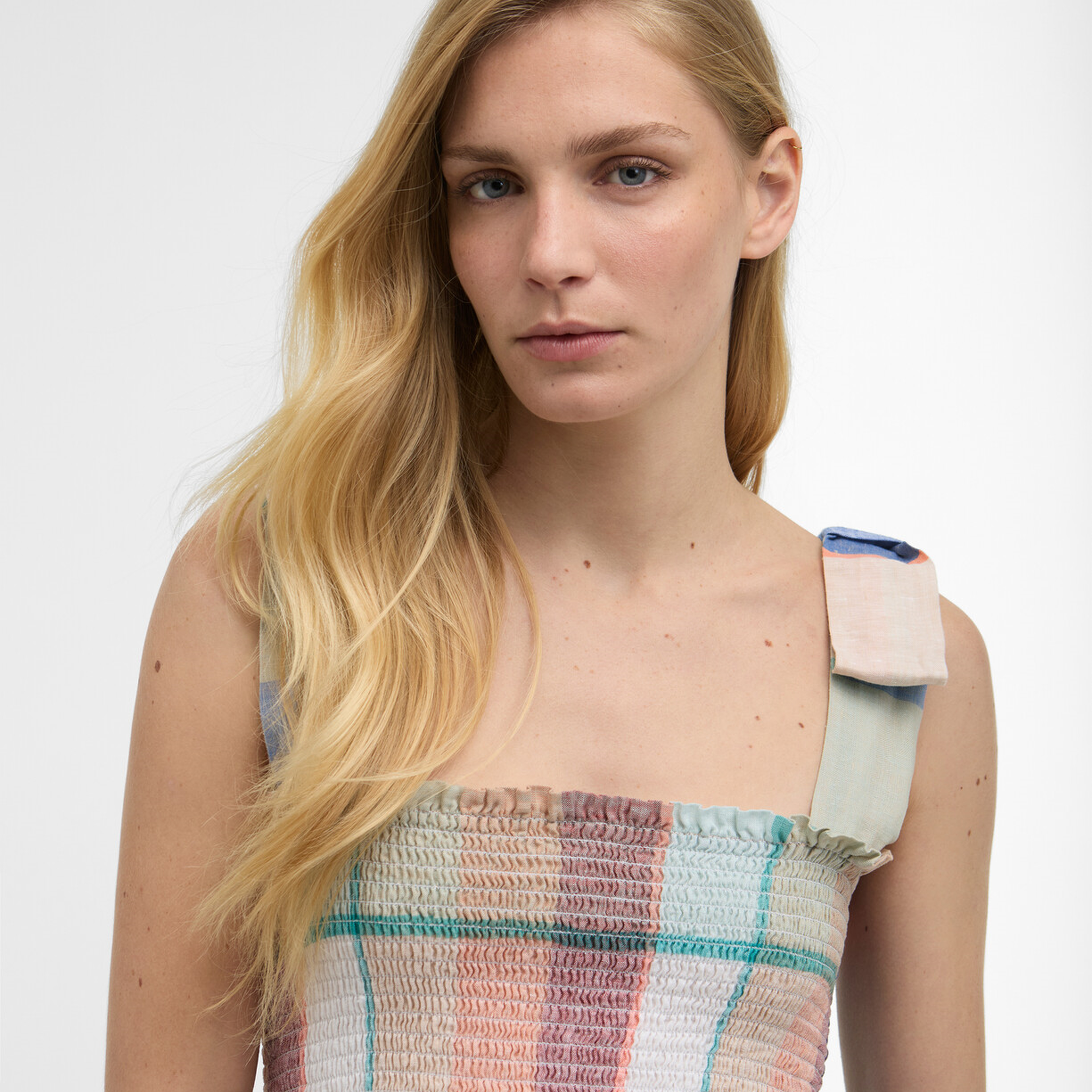 Barbour Amelie Midi Elbise