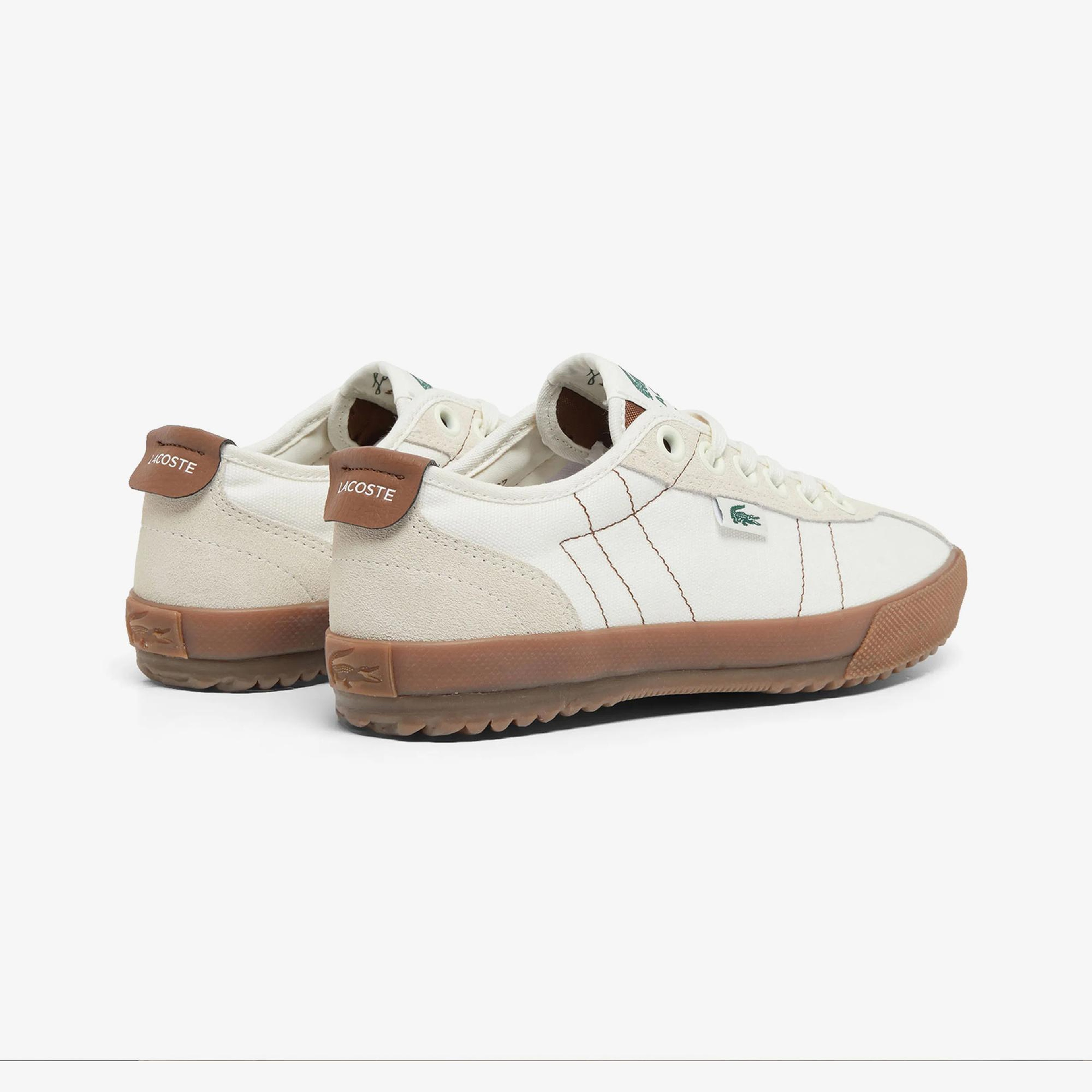 Lacoste Backslam Kadın Krem Sneaker