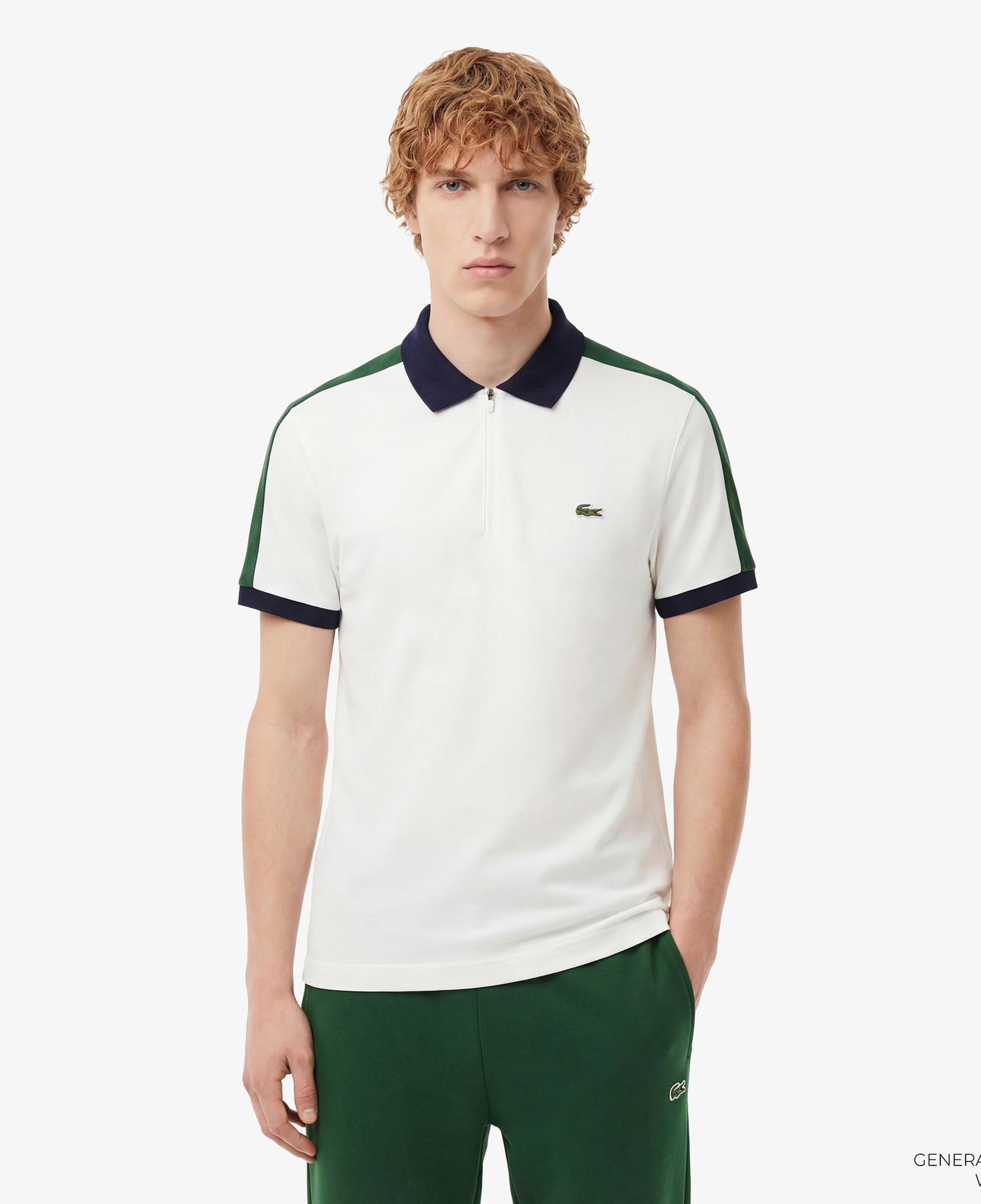 Lacoste Erkek Regular Fit Renk Bloklu Beyaz Polo