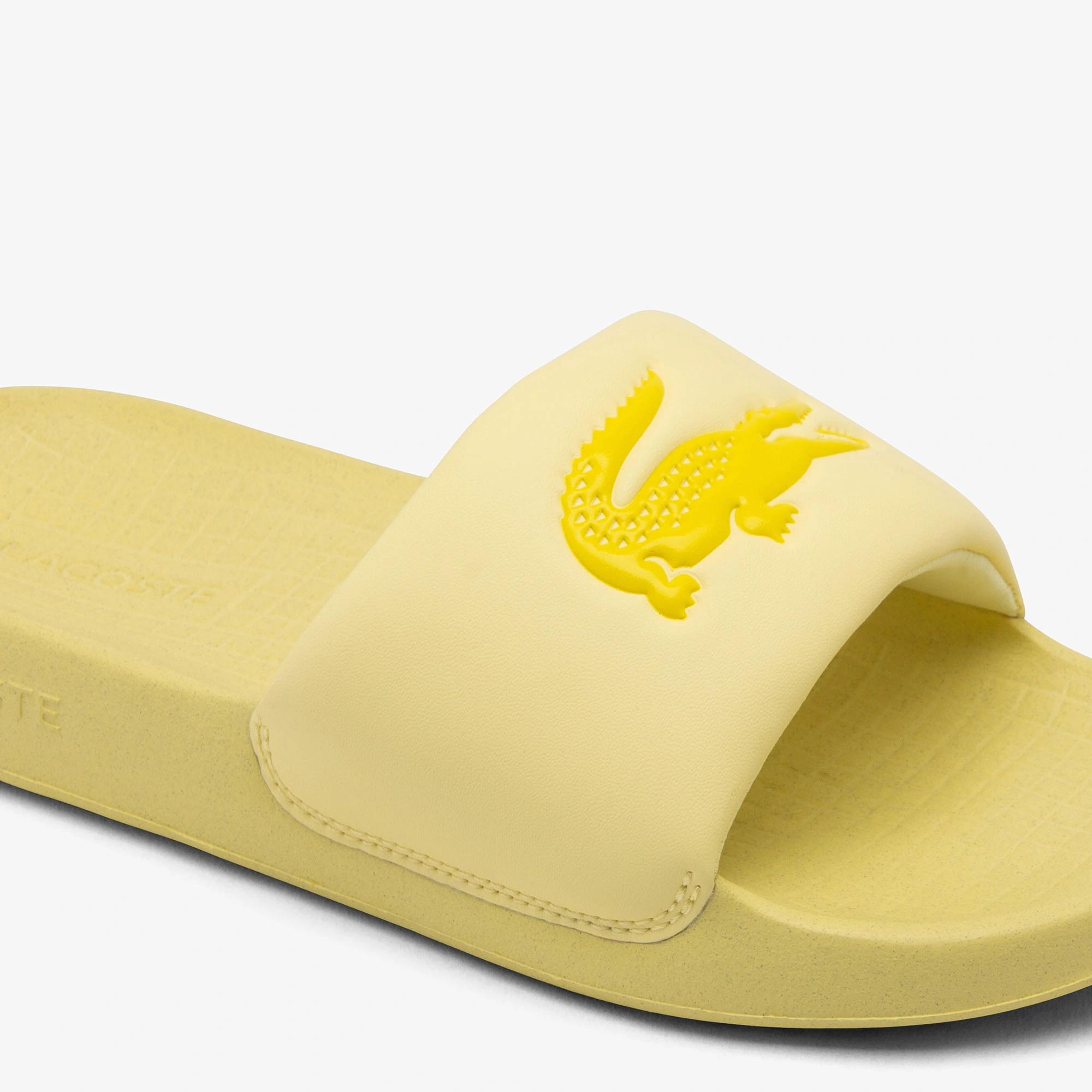 Lacoste Sarı Lacoste Serve Slide Kadın Terlik