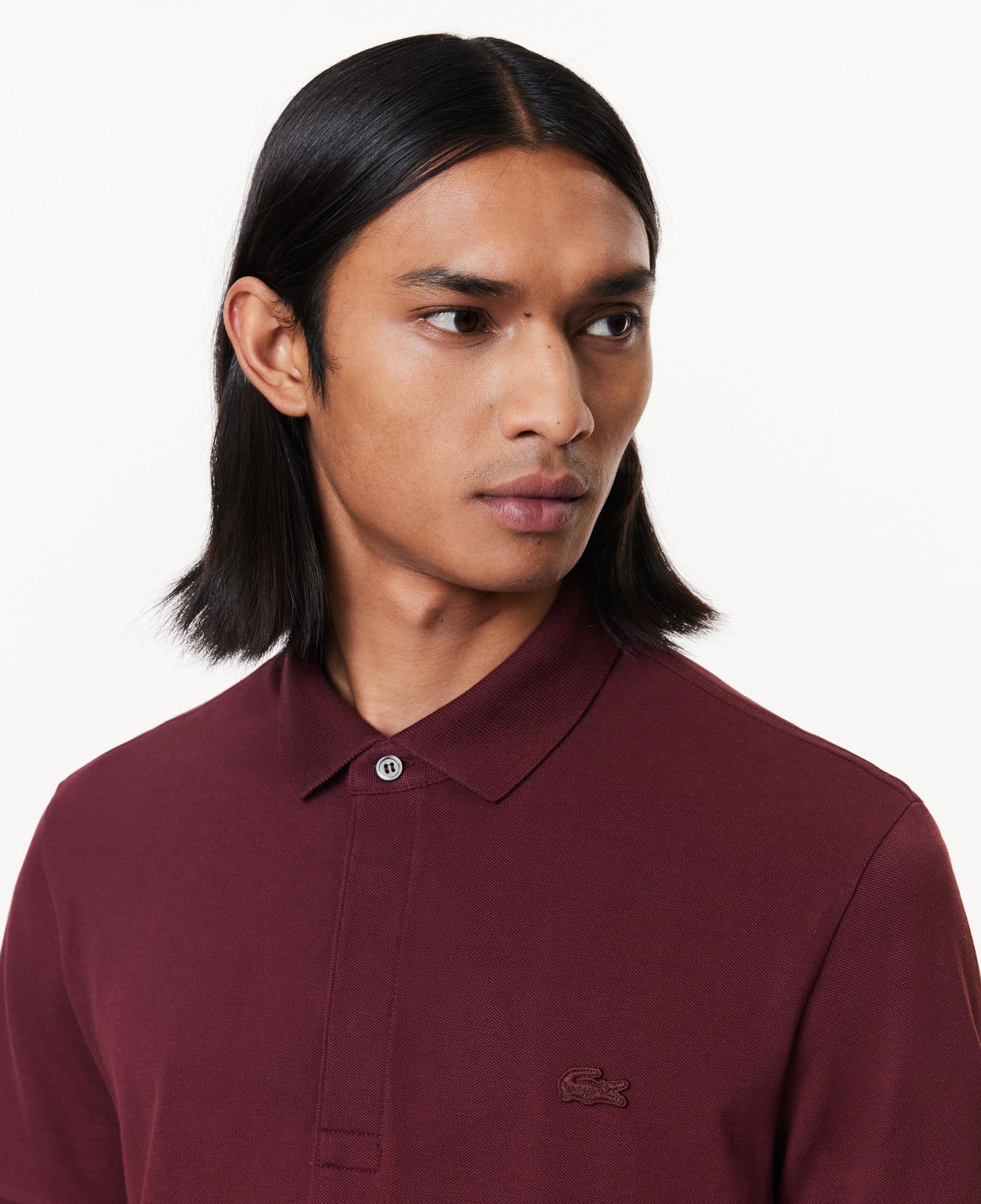 Lacoste Paris Erkek Regular Fit Bordo Polo