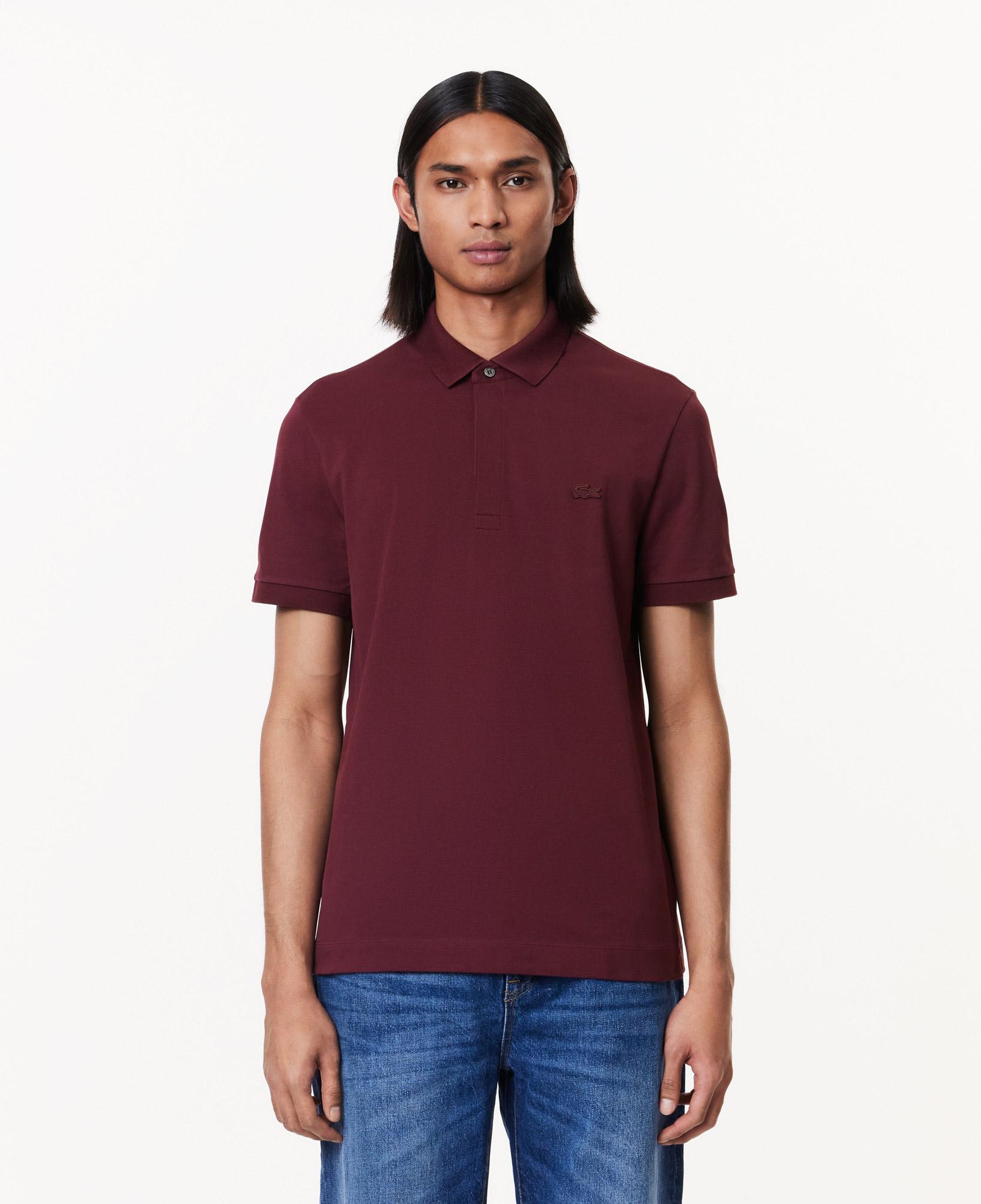 Lacoste Paris Erkek Regular Fit Bordo Polo