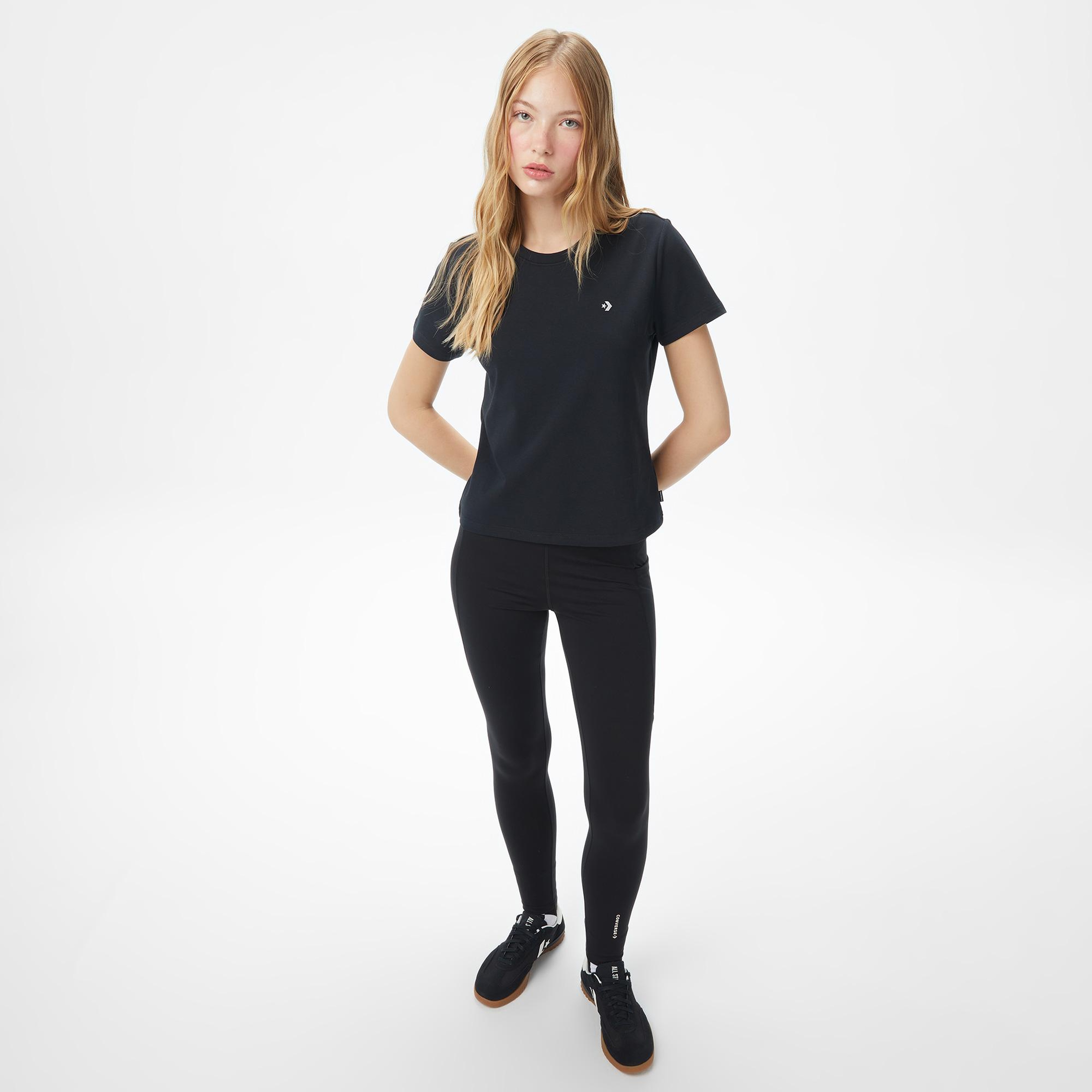 Converse Kadın Siyah Tayt