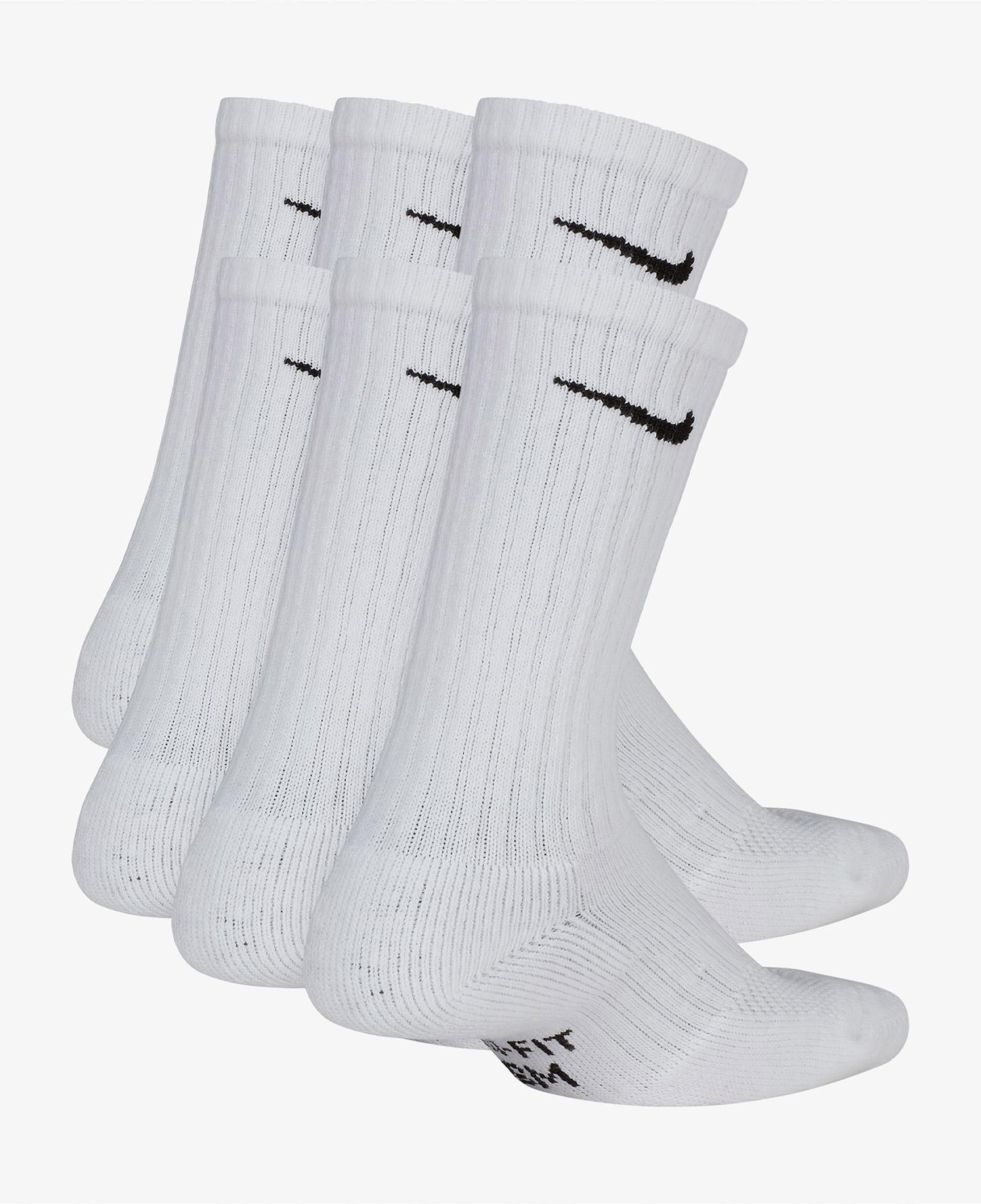 Nike Everyday Cush 6' lı Çocuk Beyaz Çorap