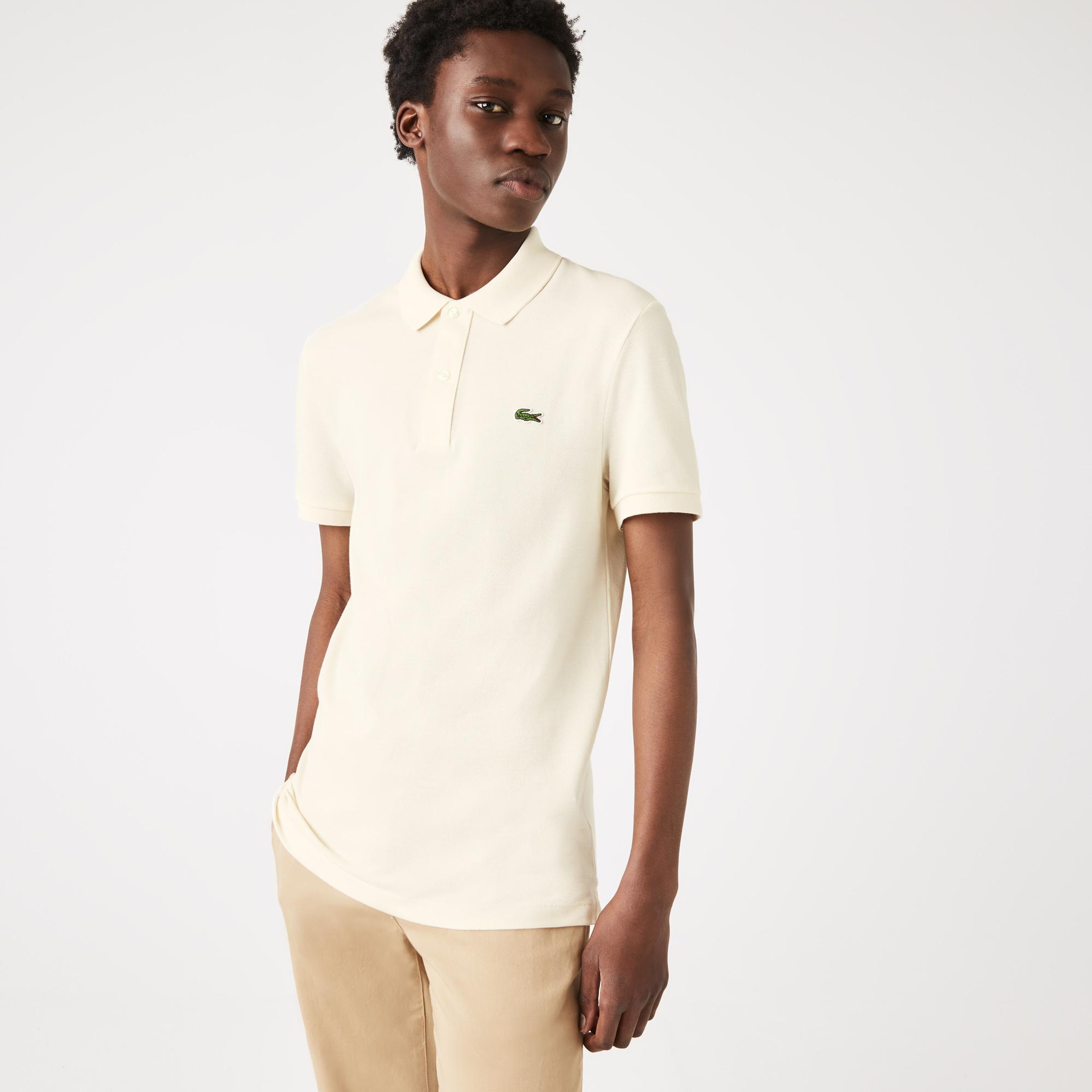 Lacoste L.12.12 Erkek Slim Fit Bej Polo