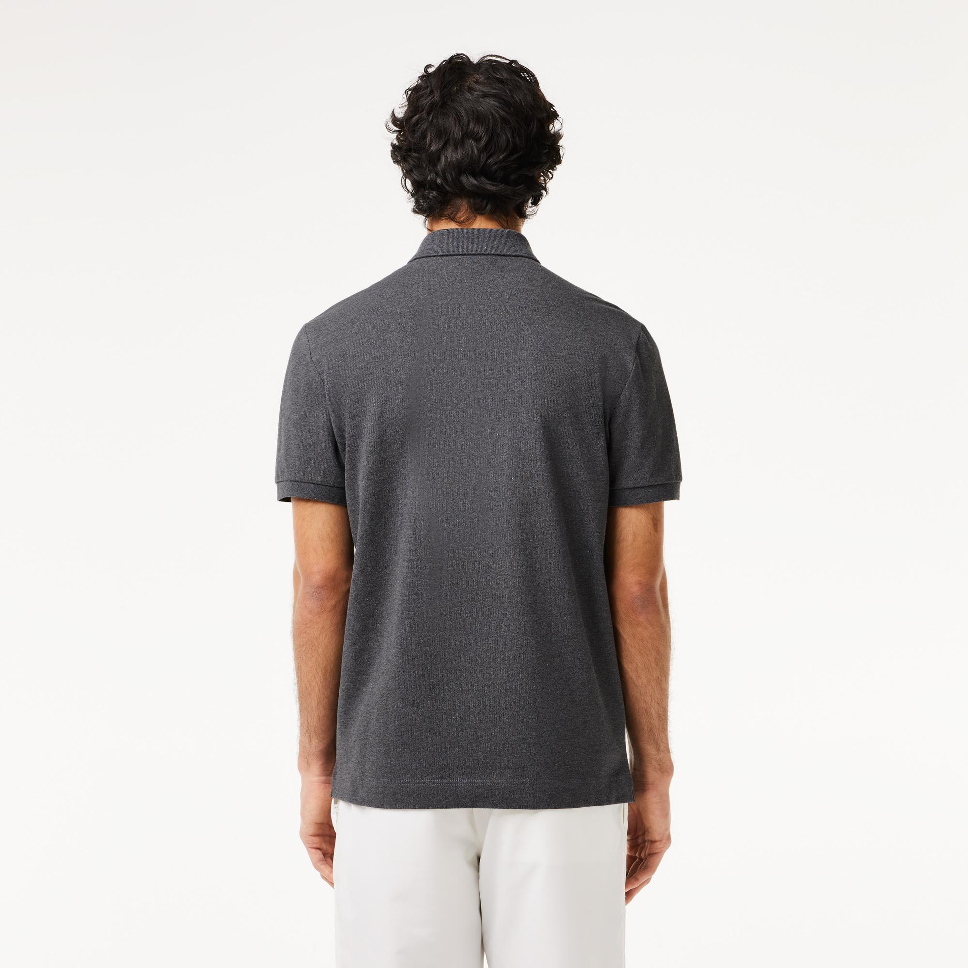 Lacoste Paris Erkek Regular Fit Gri Polo