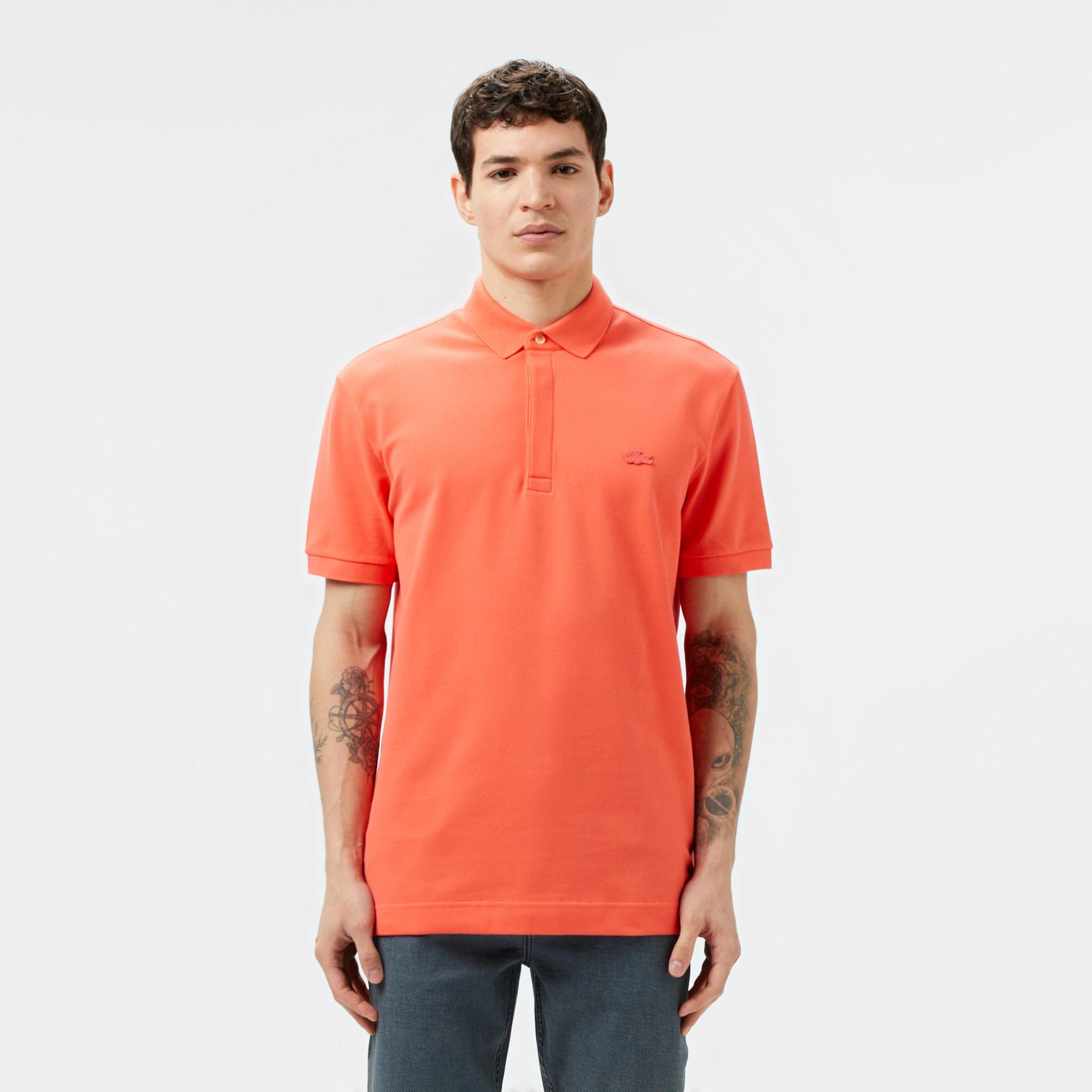 Lacoste Paris Erkek Regular Fit Turuncu Polo