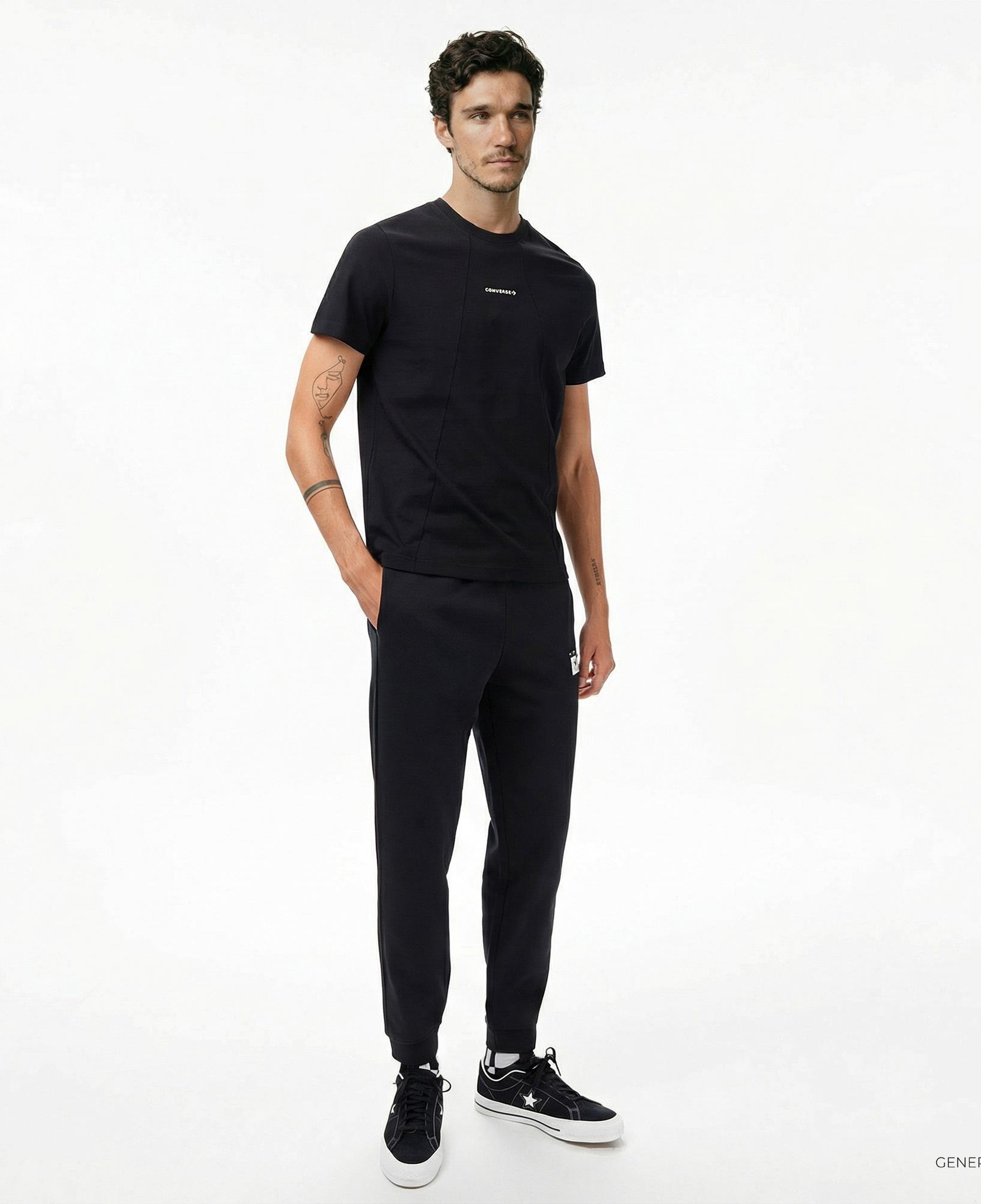 Converse Erkek Siyah T-Shirt