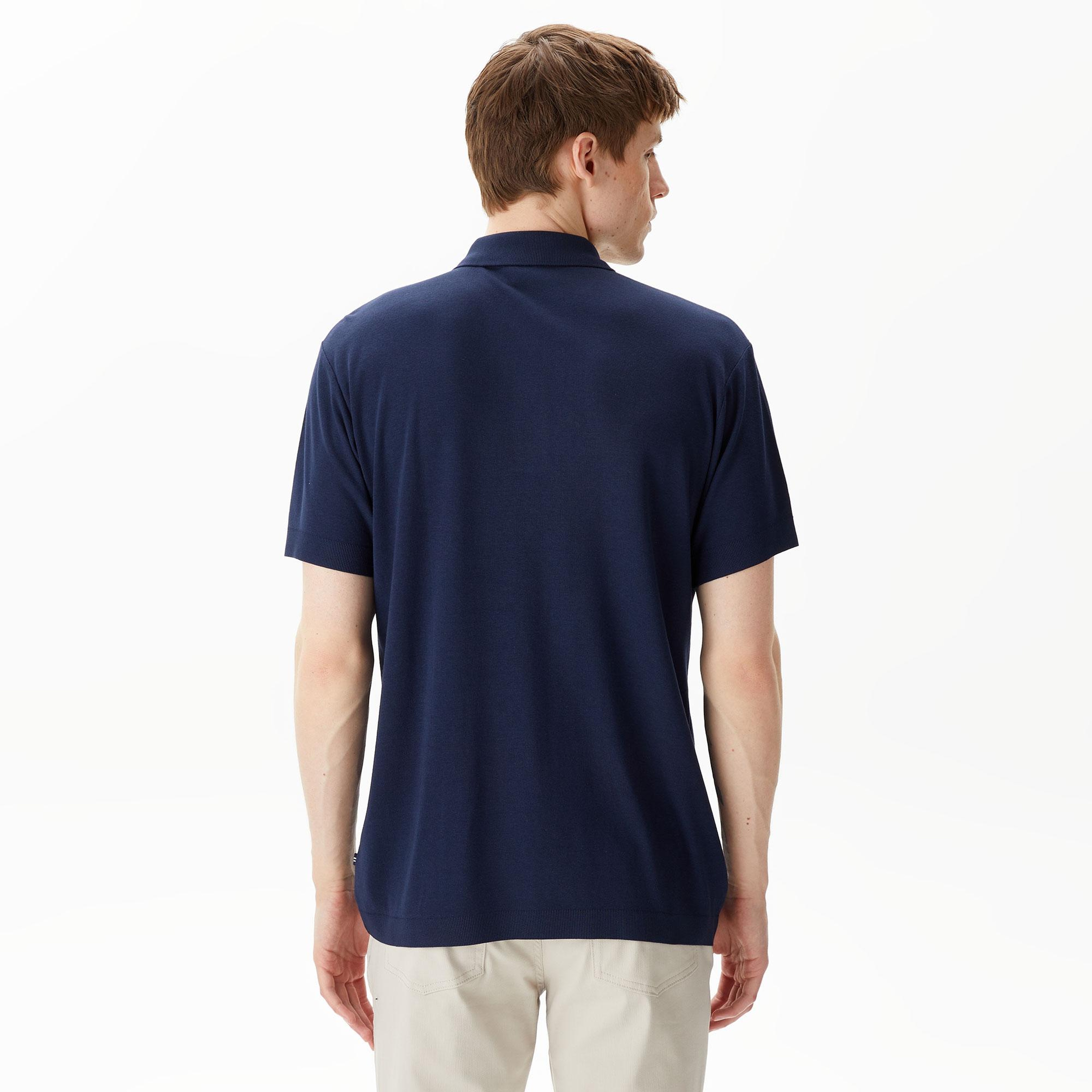 Nautica Erkek Lacivert Classic Fit Kısa Kollu Polo Yaka T-Shirt