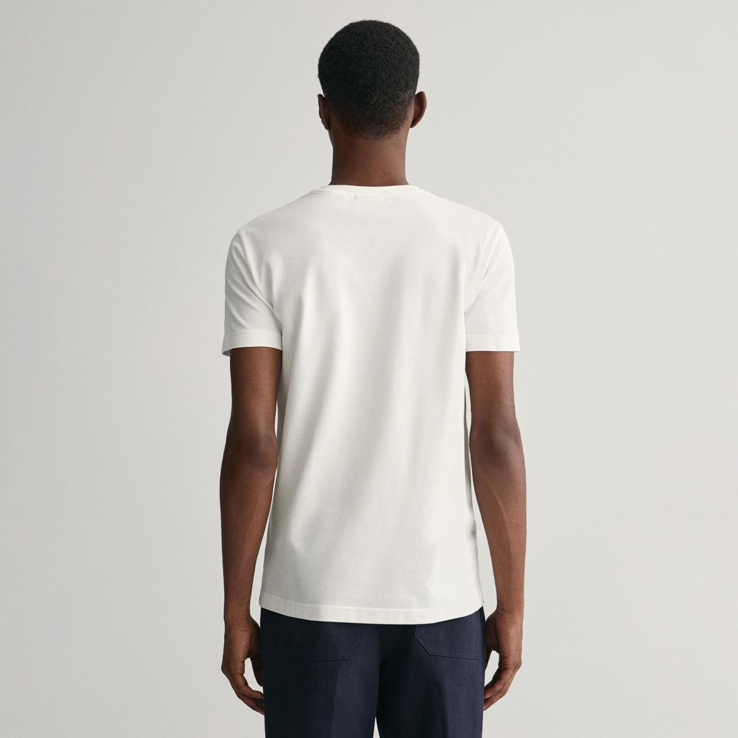 Gant Erkek Bej T-Shirt