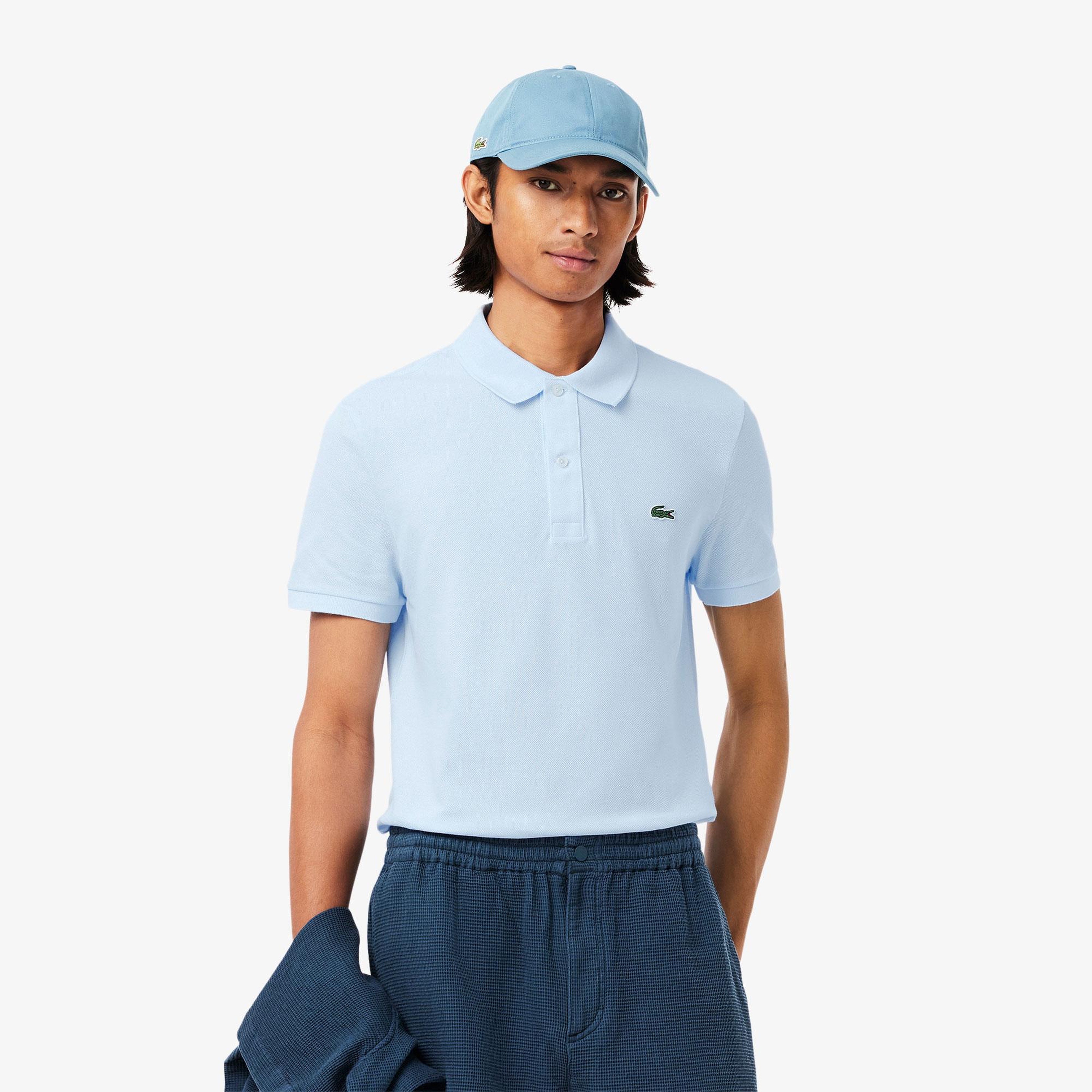 Lacoste L.12.12 Erkek Slim Fit Açık Mavi Polo