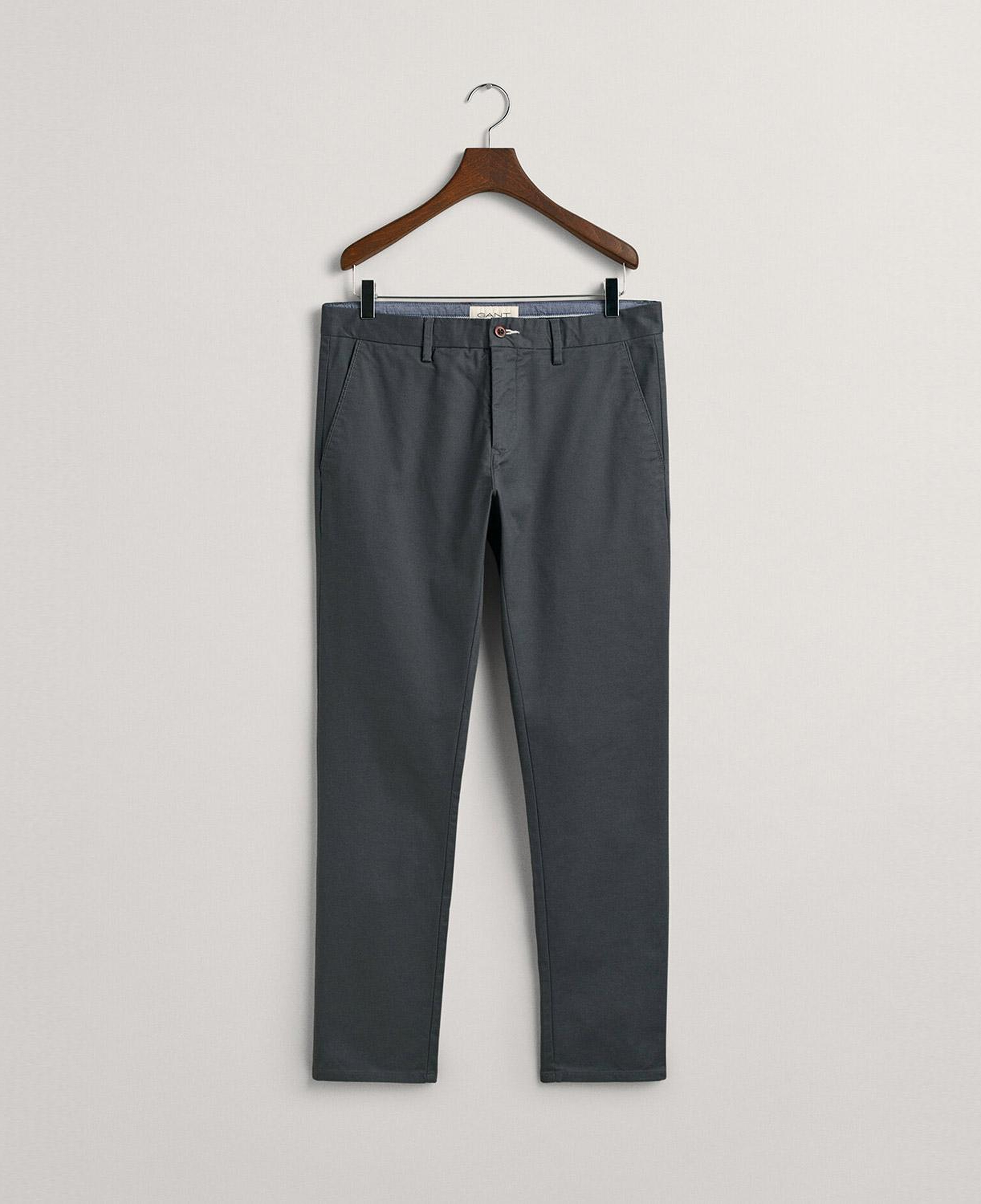 Gant Erkek Gri Slim Fit Chino Pantolon