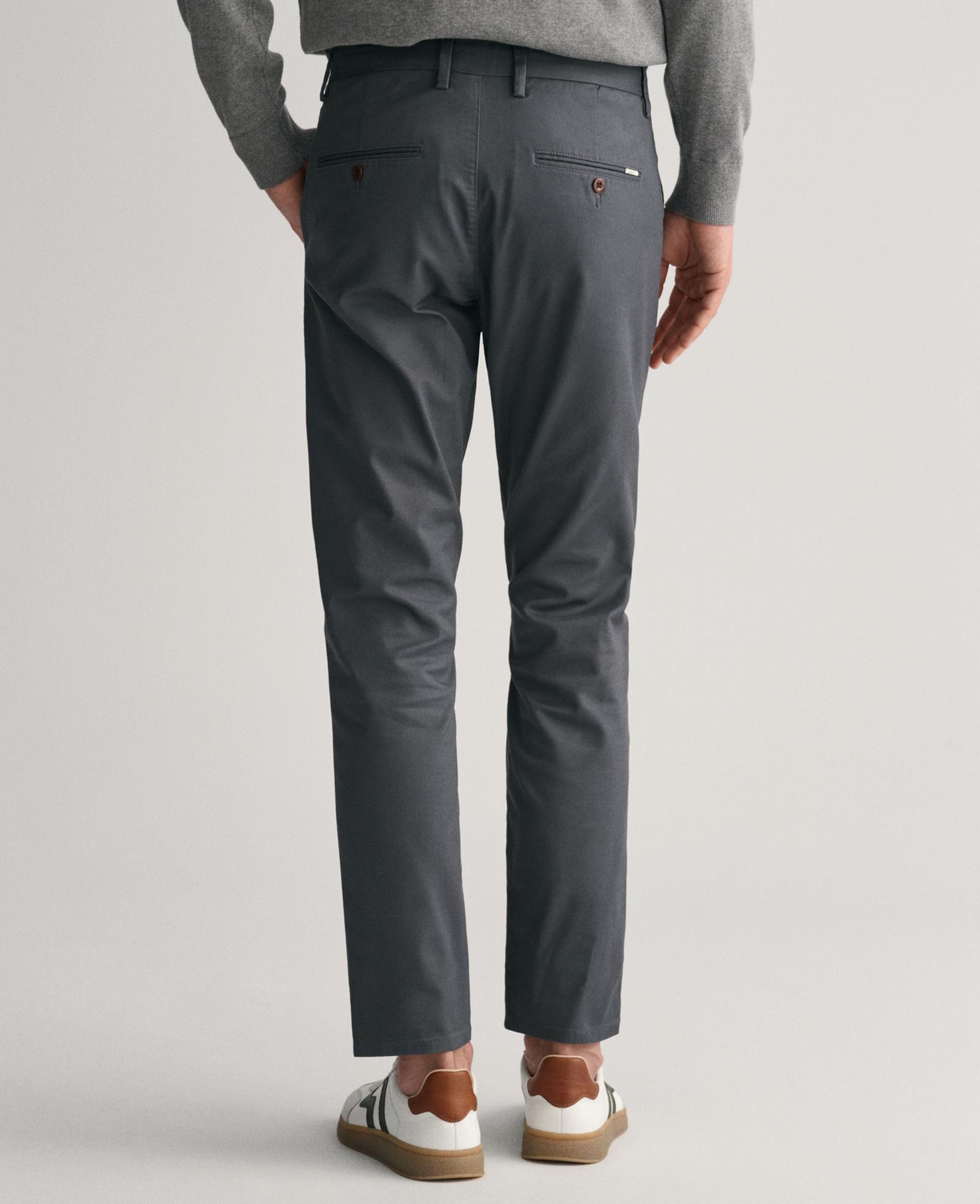 GANT Erkek Gri Slim Fit Chino Pantolon
