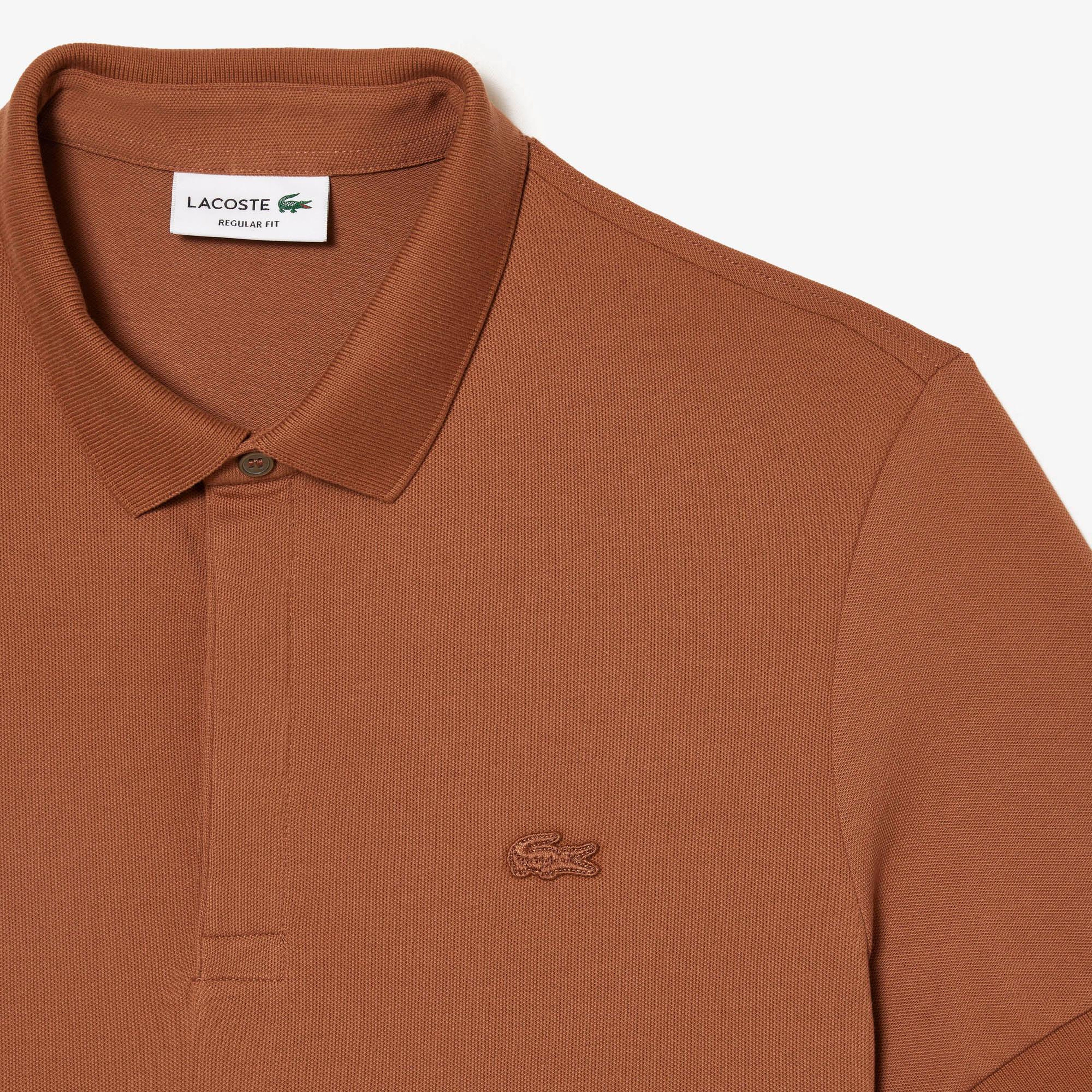 Erkek Regular Fit Kahverengi Paris Polo
