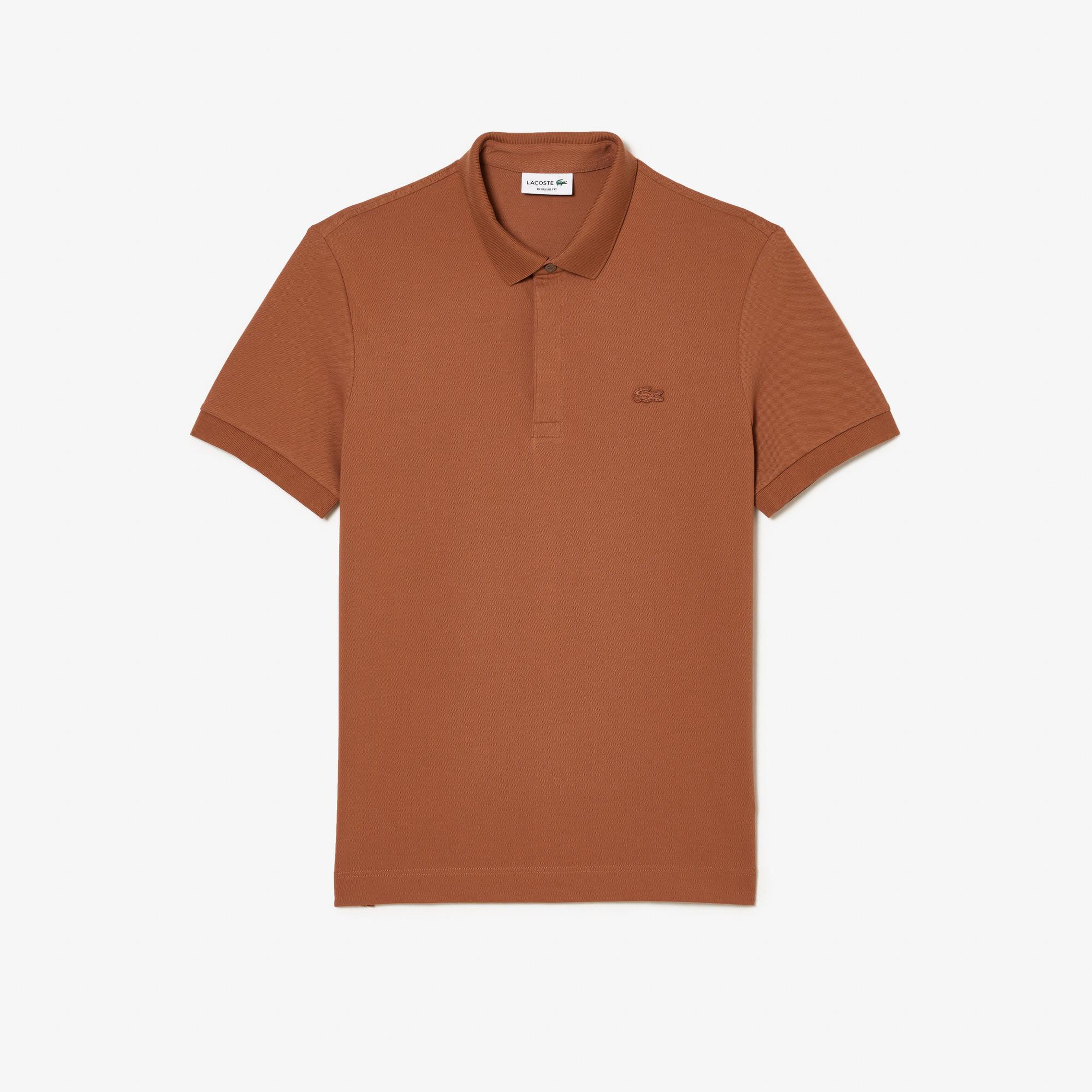 Erkek Regular Fit Kahverengi Paris Polo
