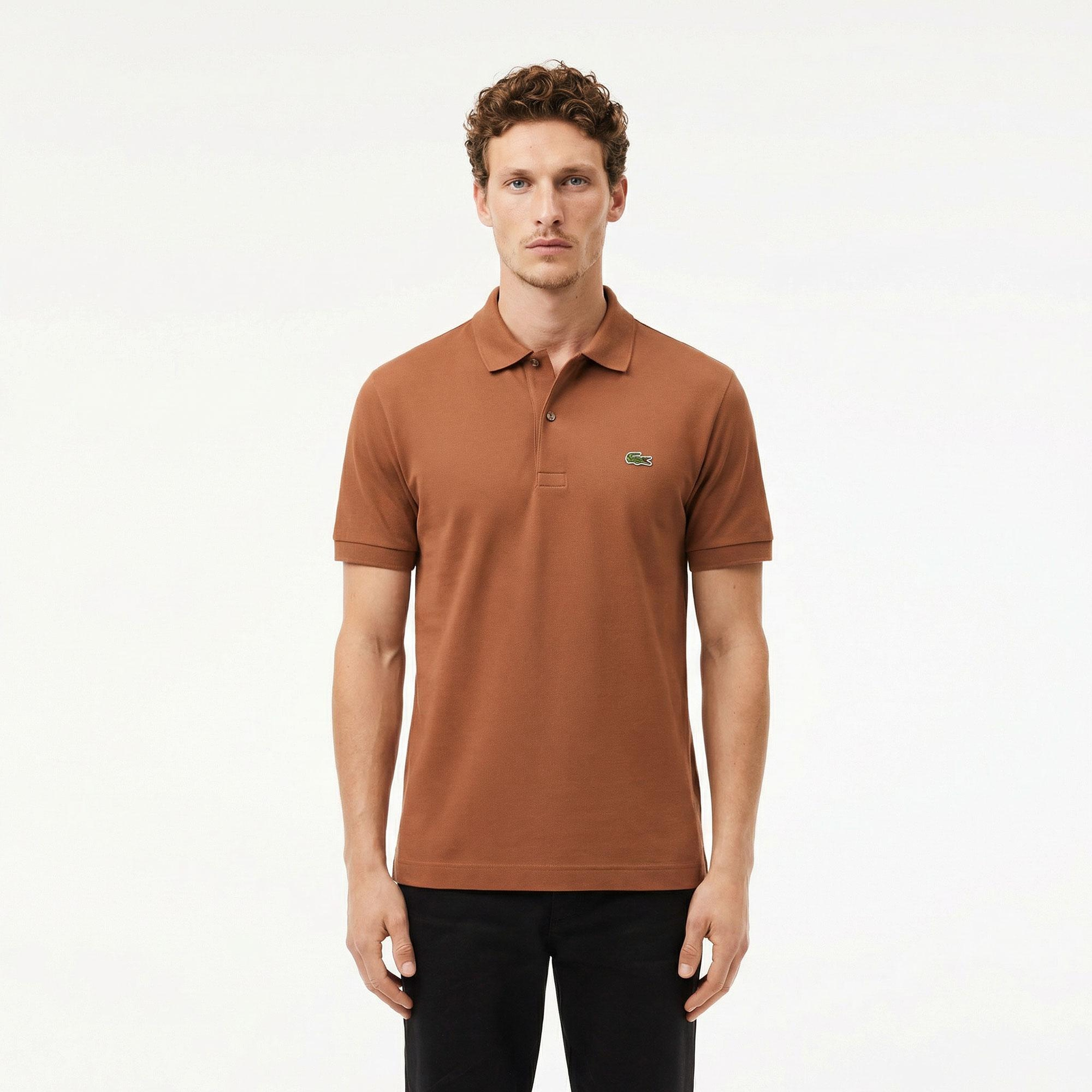 Erkek Regular Fit Kahverengi Paris Polo