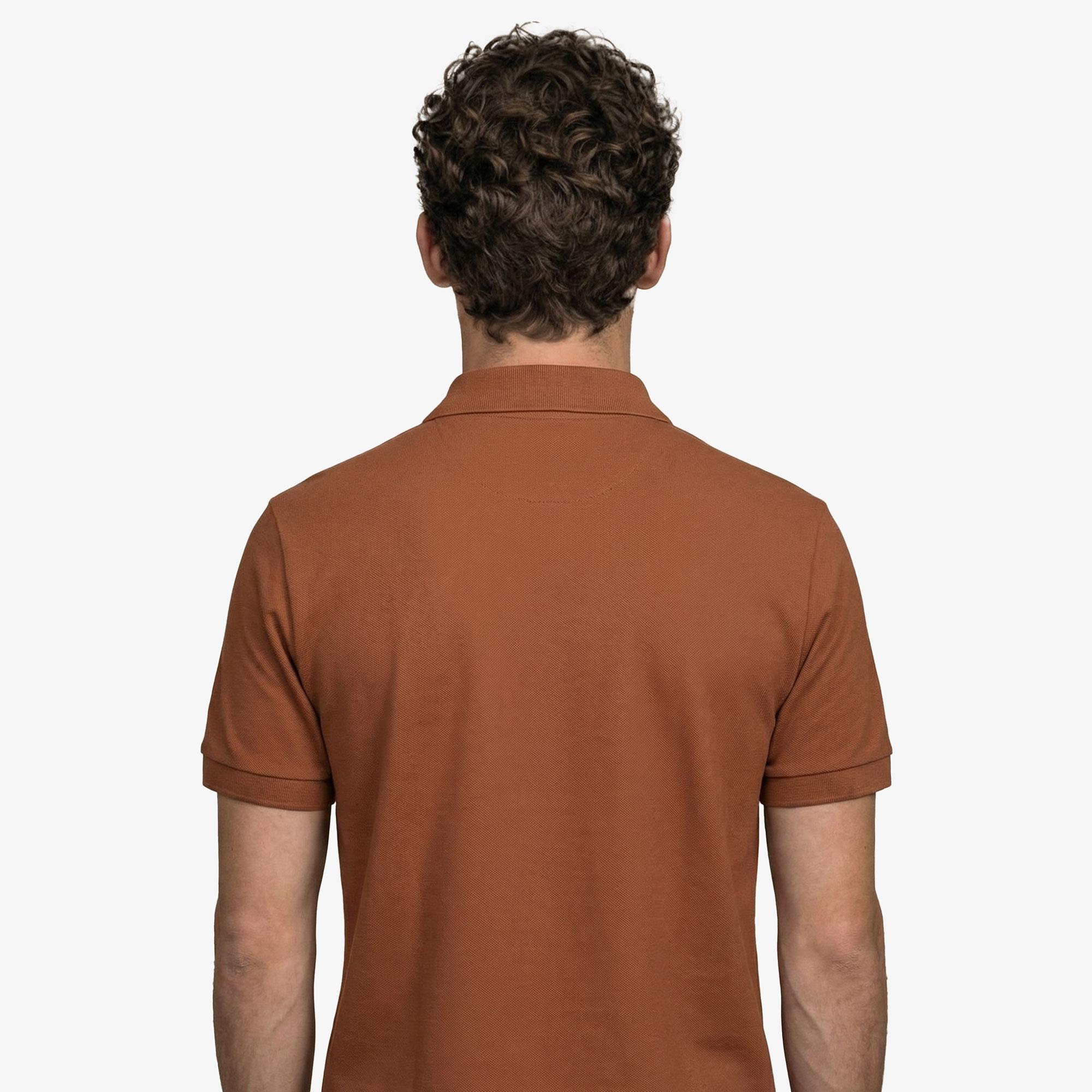 Erkek Regular Fit Kahverengi Paris Polo