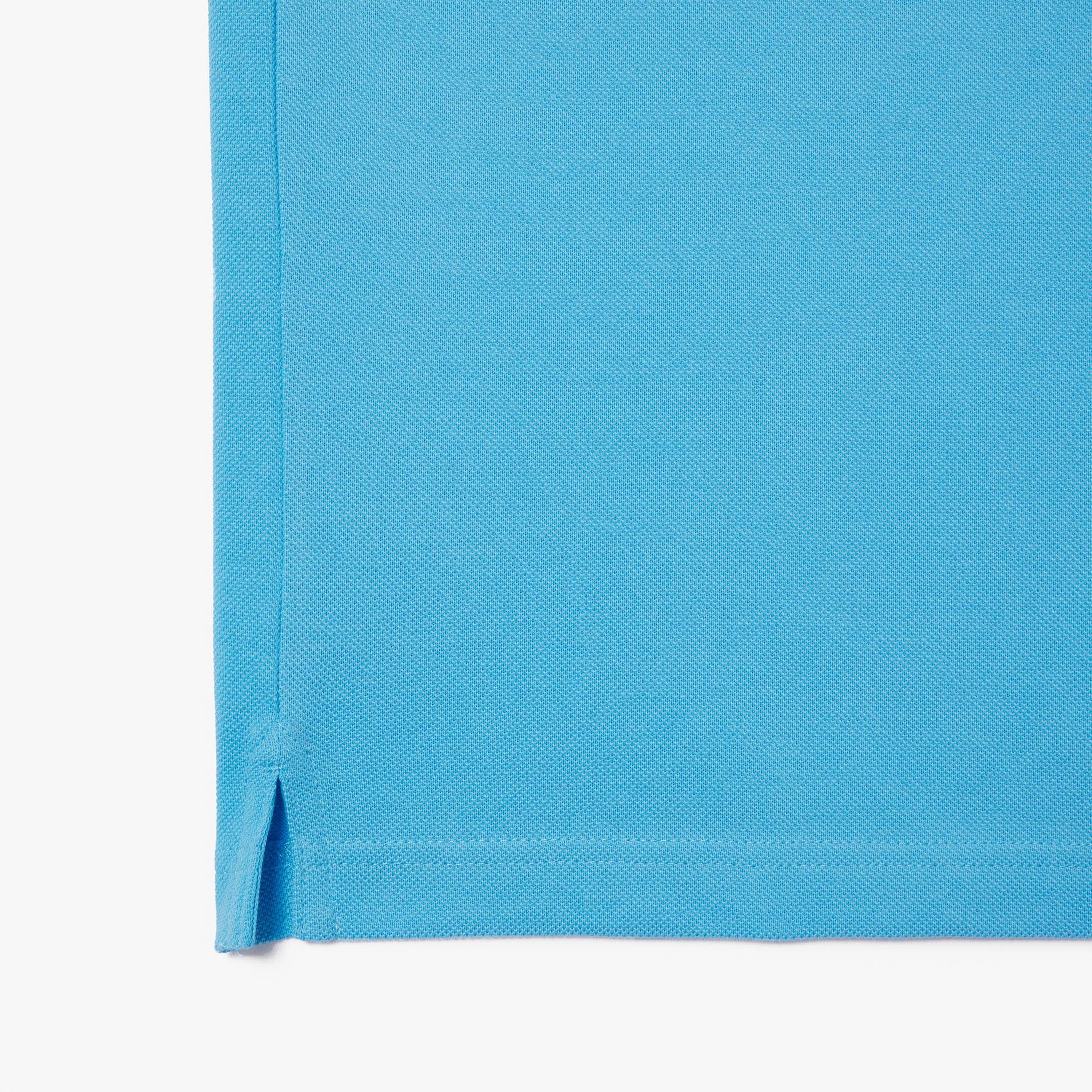 L.12.12 Erkek Slim Fit Mavi Polo