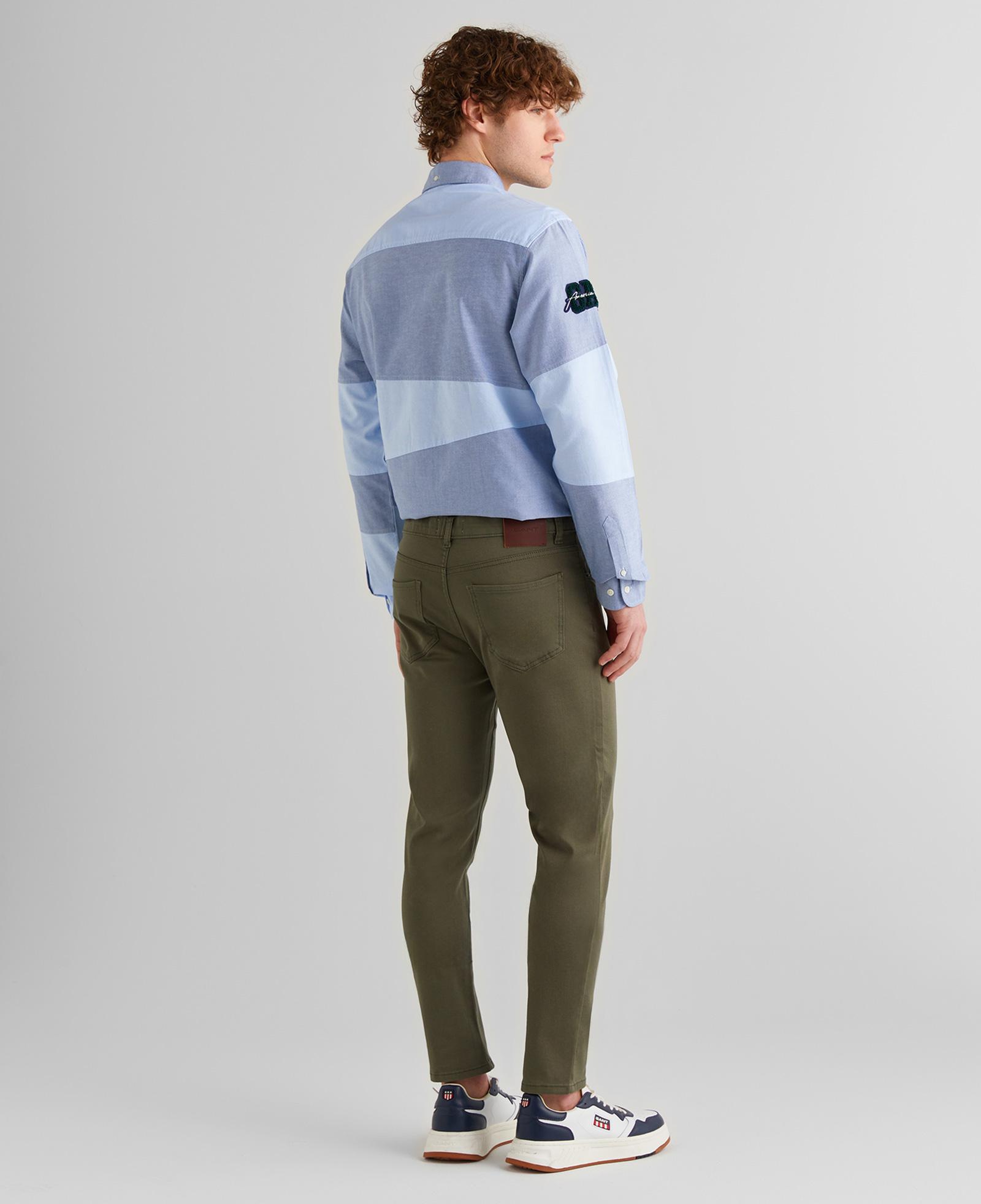 GANT Erkek Yeşil Slim Fit Pantolon