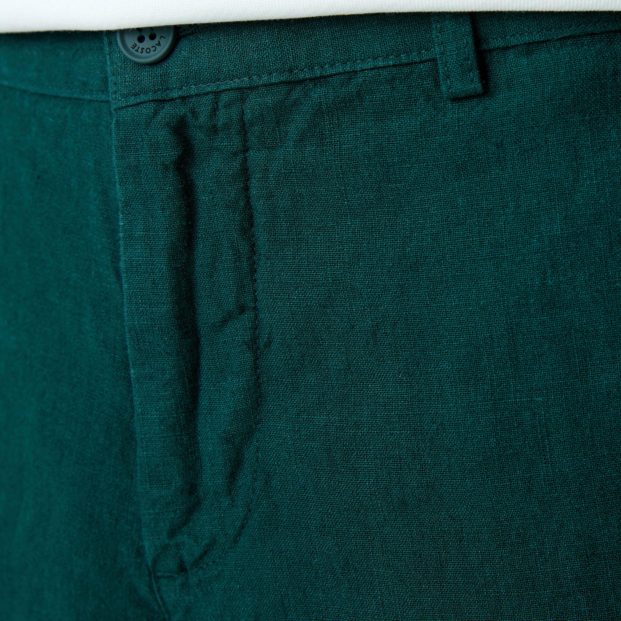 Lacoste Erkek Slim Fit Chino Yeşil Pantolon