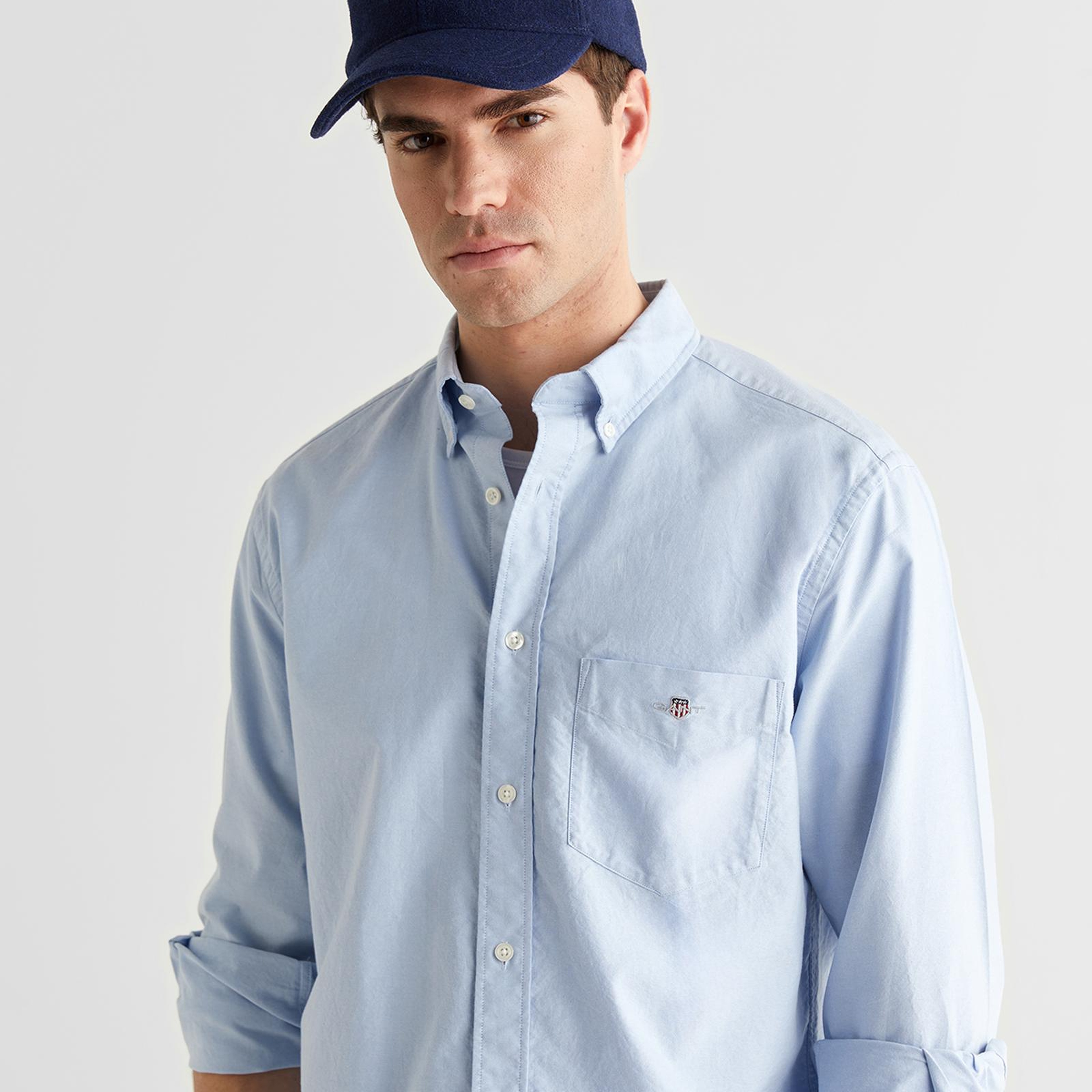 Gant Erkek Mavi Gömlek