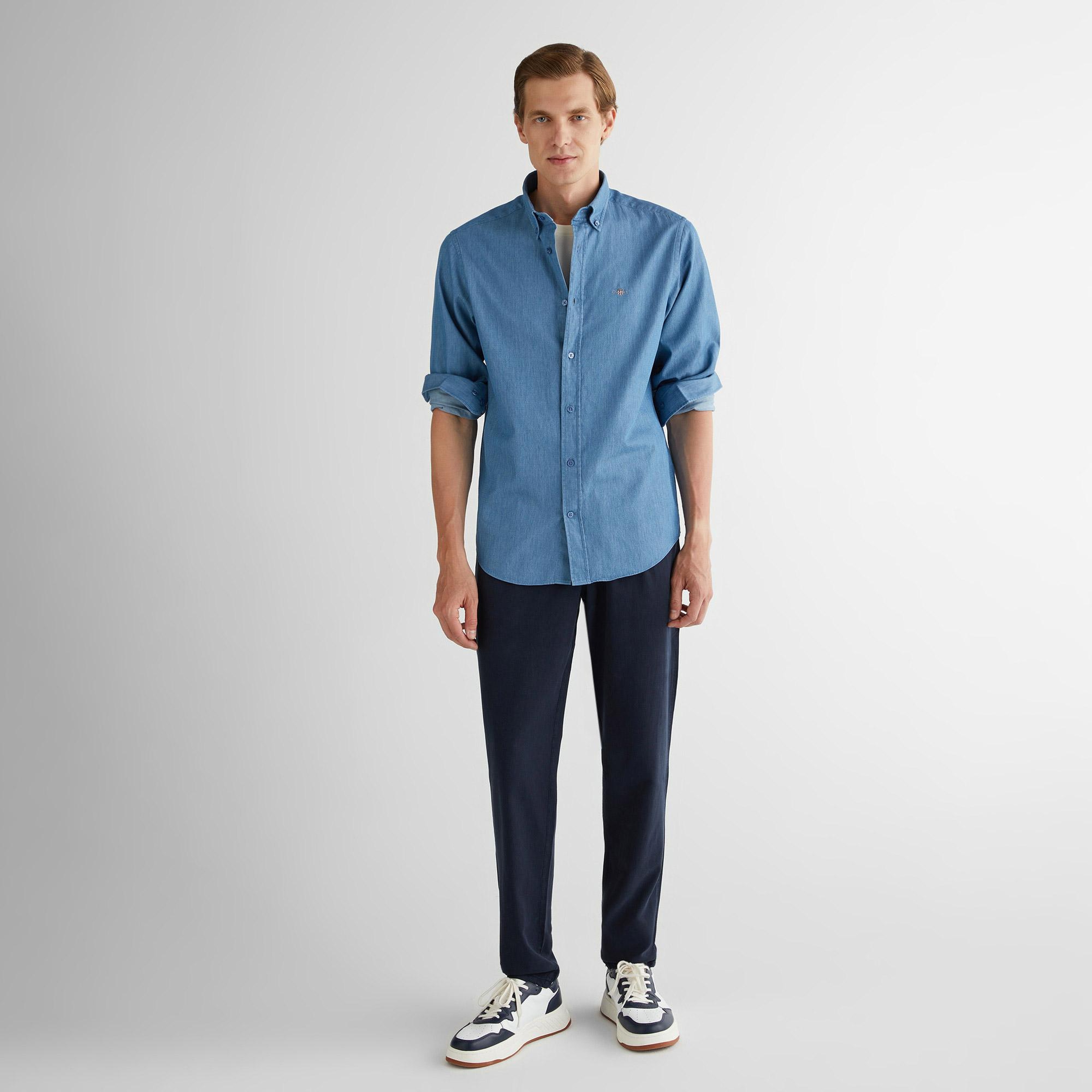 GANT Erkek Lacivert Jogger Fit Pantolon