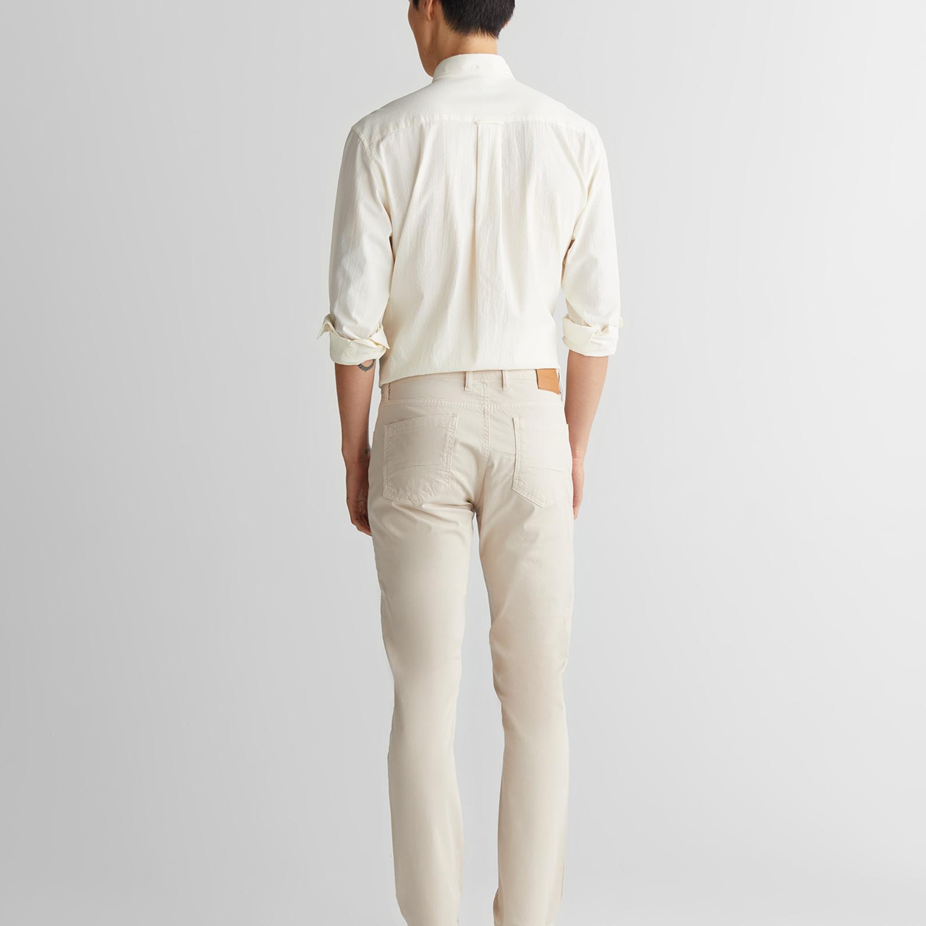 GANT Erkek Bej Regular Fit Pantolon