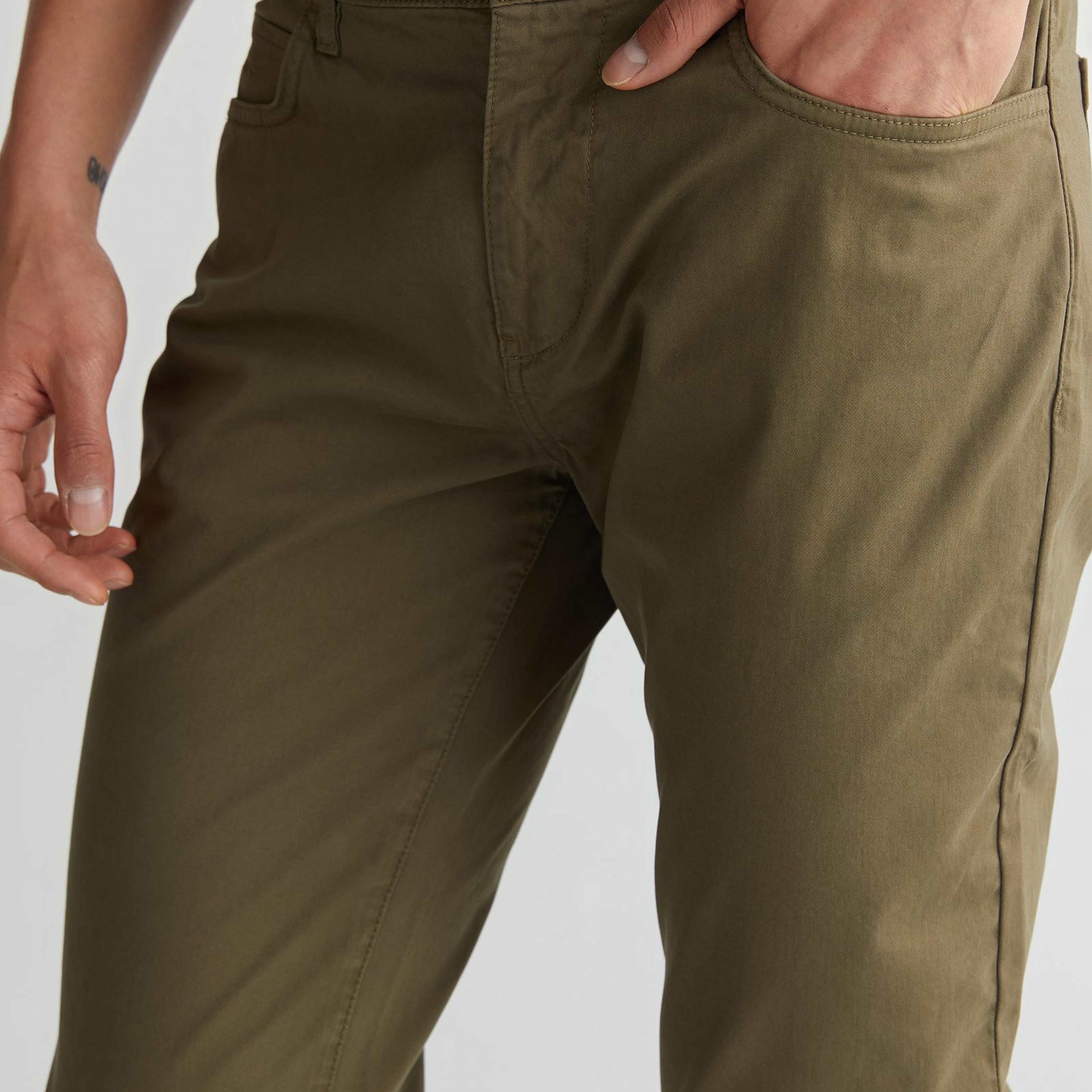 GANT Erkek Yeşil Regular Fit Pantolon