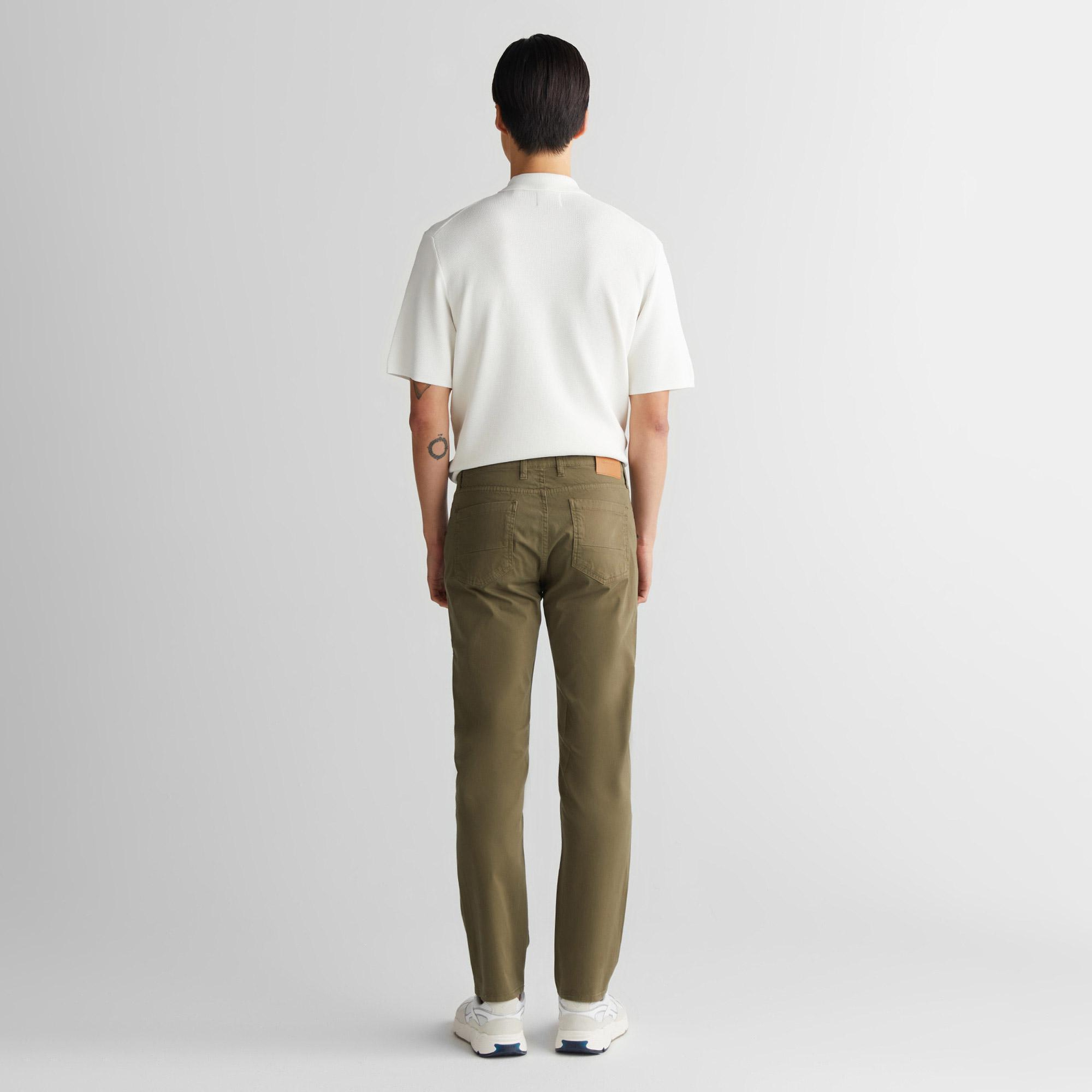 GANT Erkek Yeşil Regular Fit Pantolon