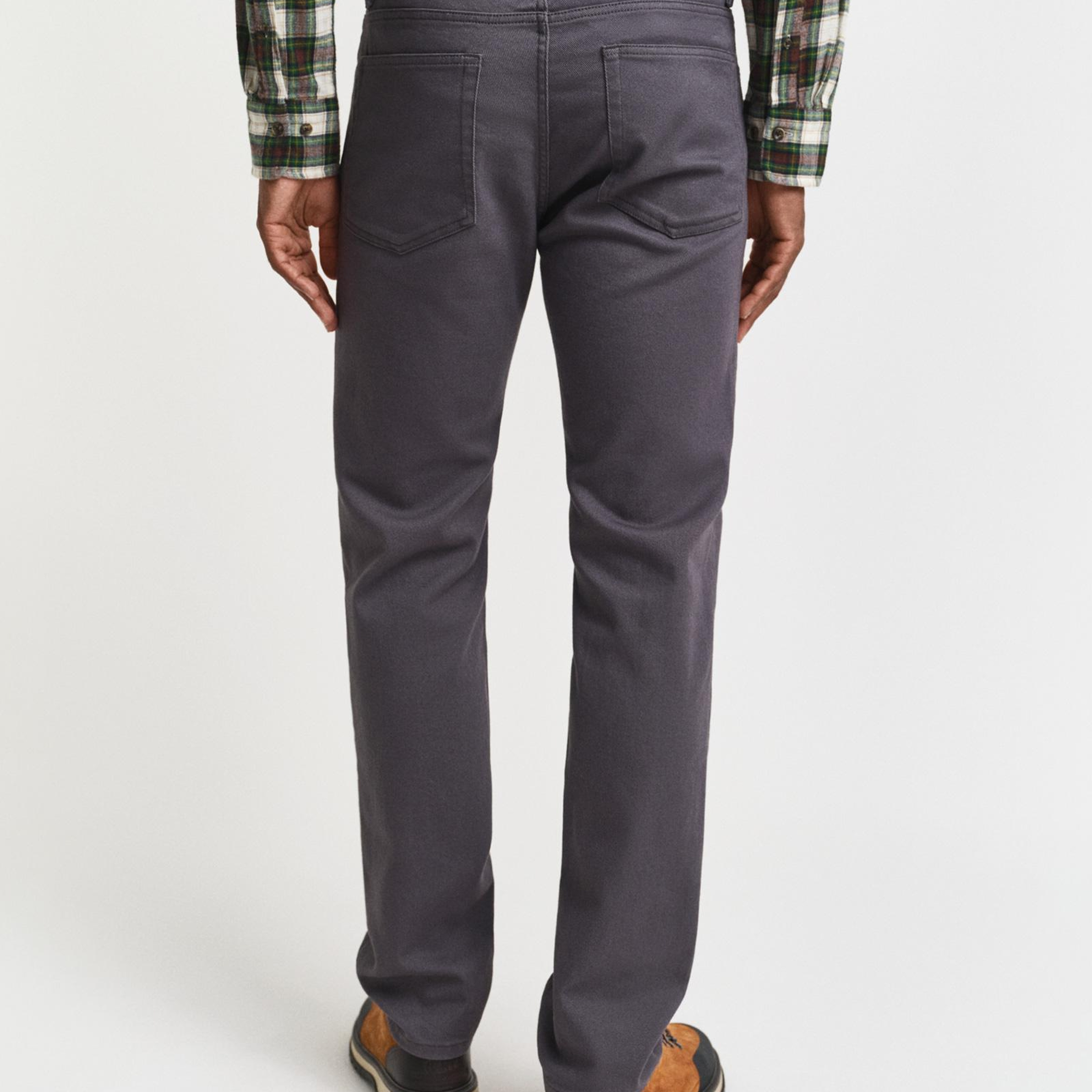GANT Erkek Gri Regular Fit Soft Twill Jean