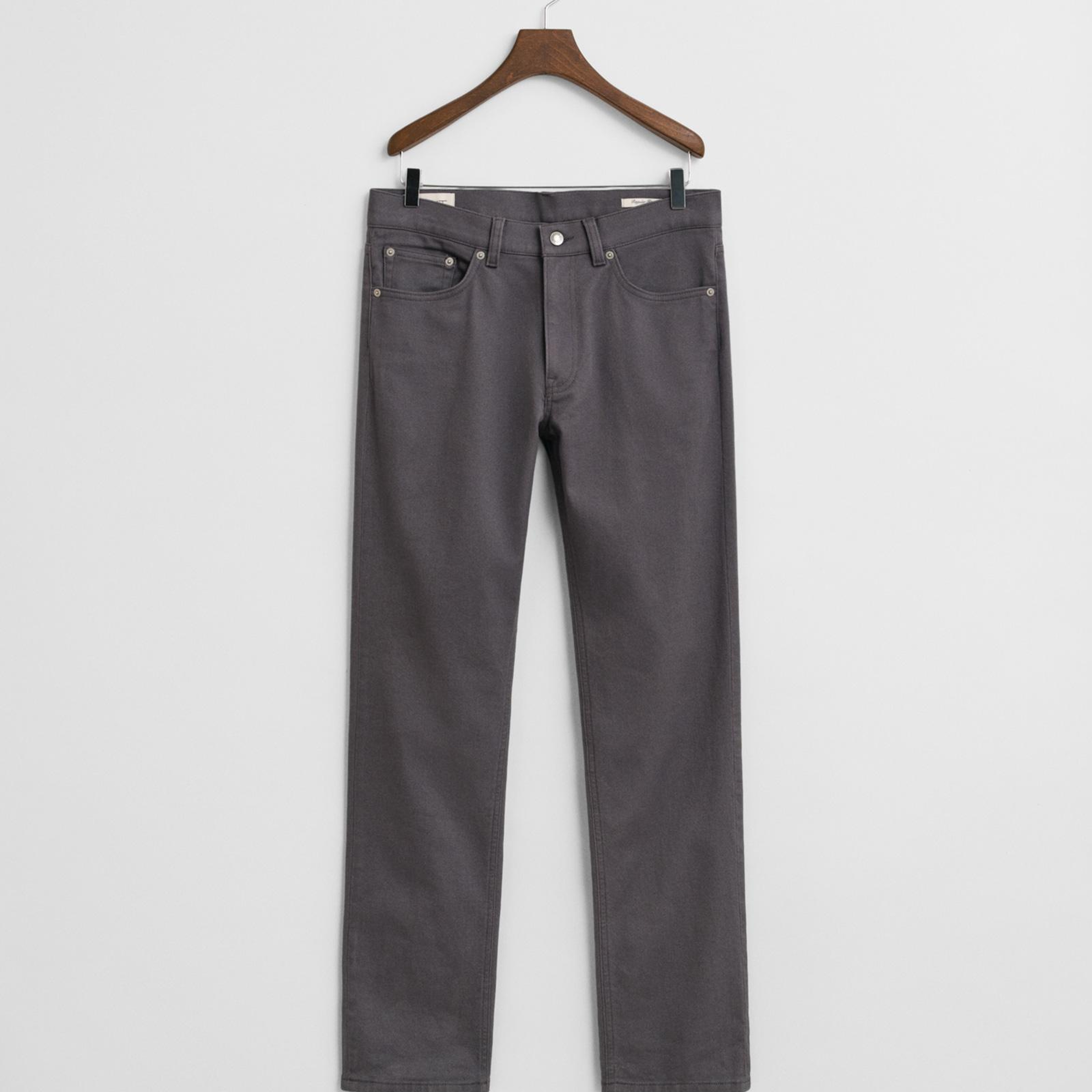 GANT Erkek Gri Regular Fit Soft Twill Jean