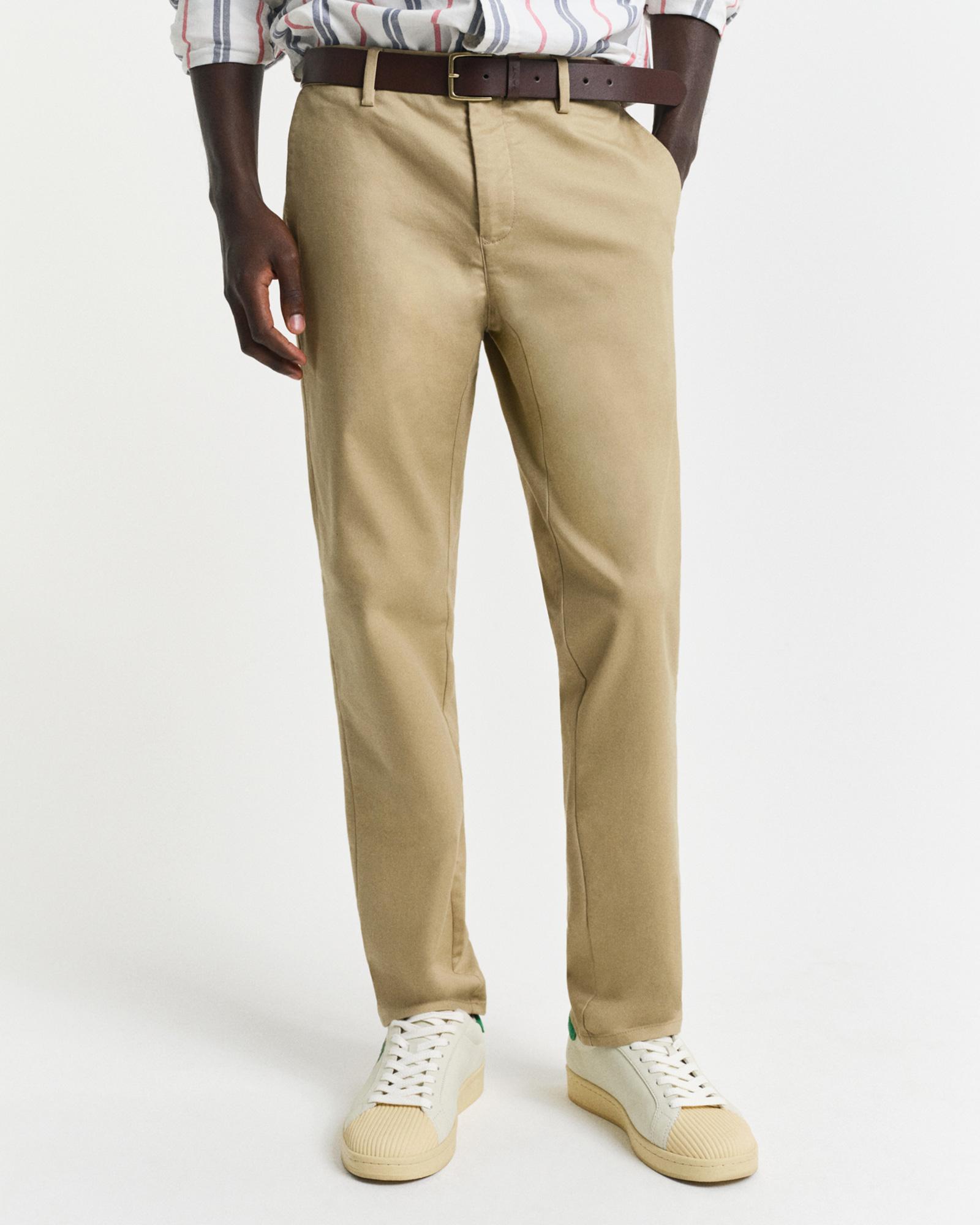 GANT Erkek Bej Slim Fit Chino Pantolon