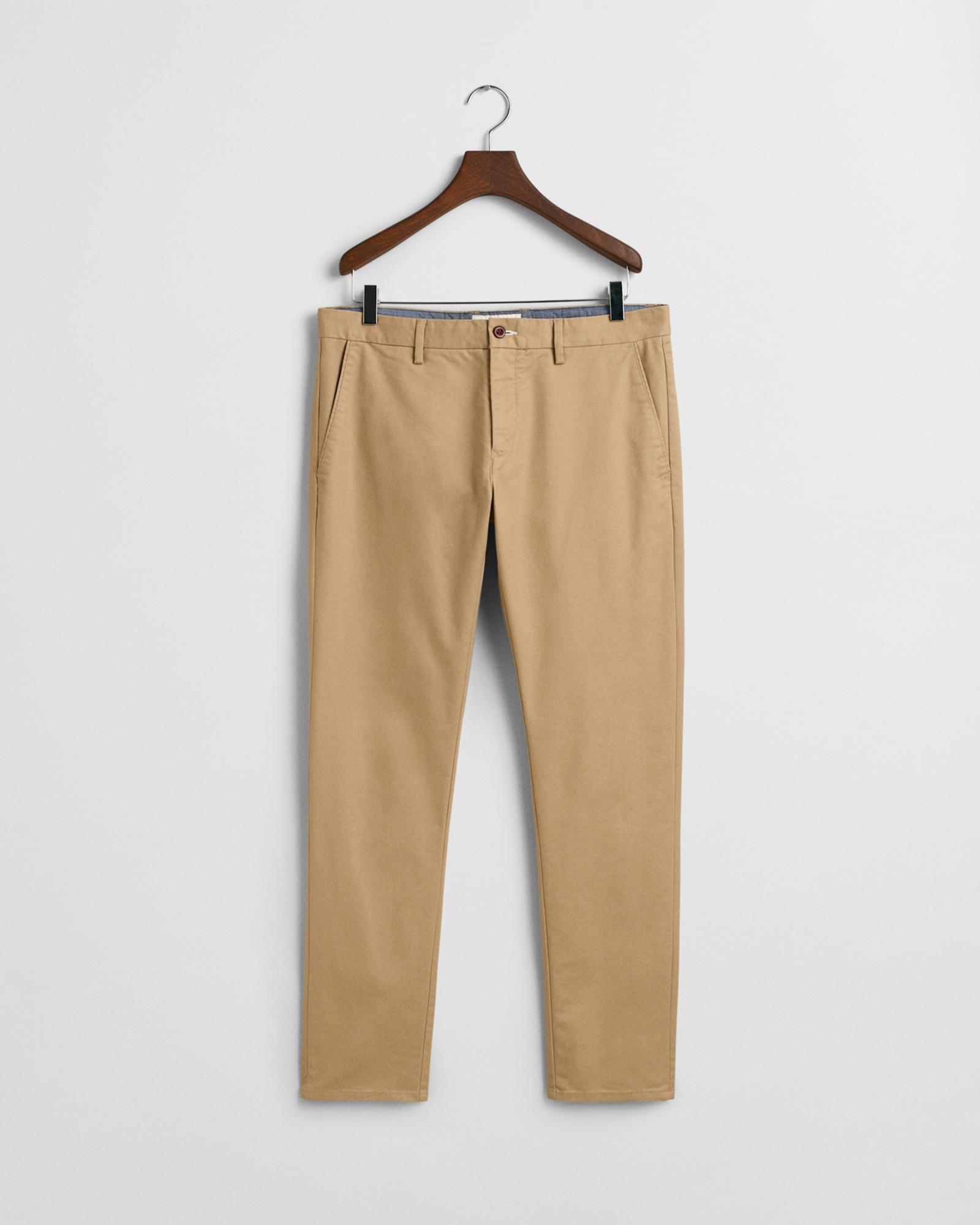 GANT Erkek Bej Slim Fit Chino Pantolon
