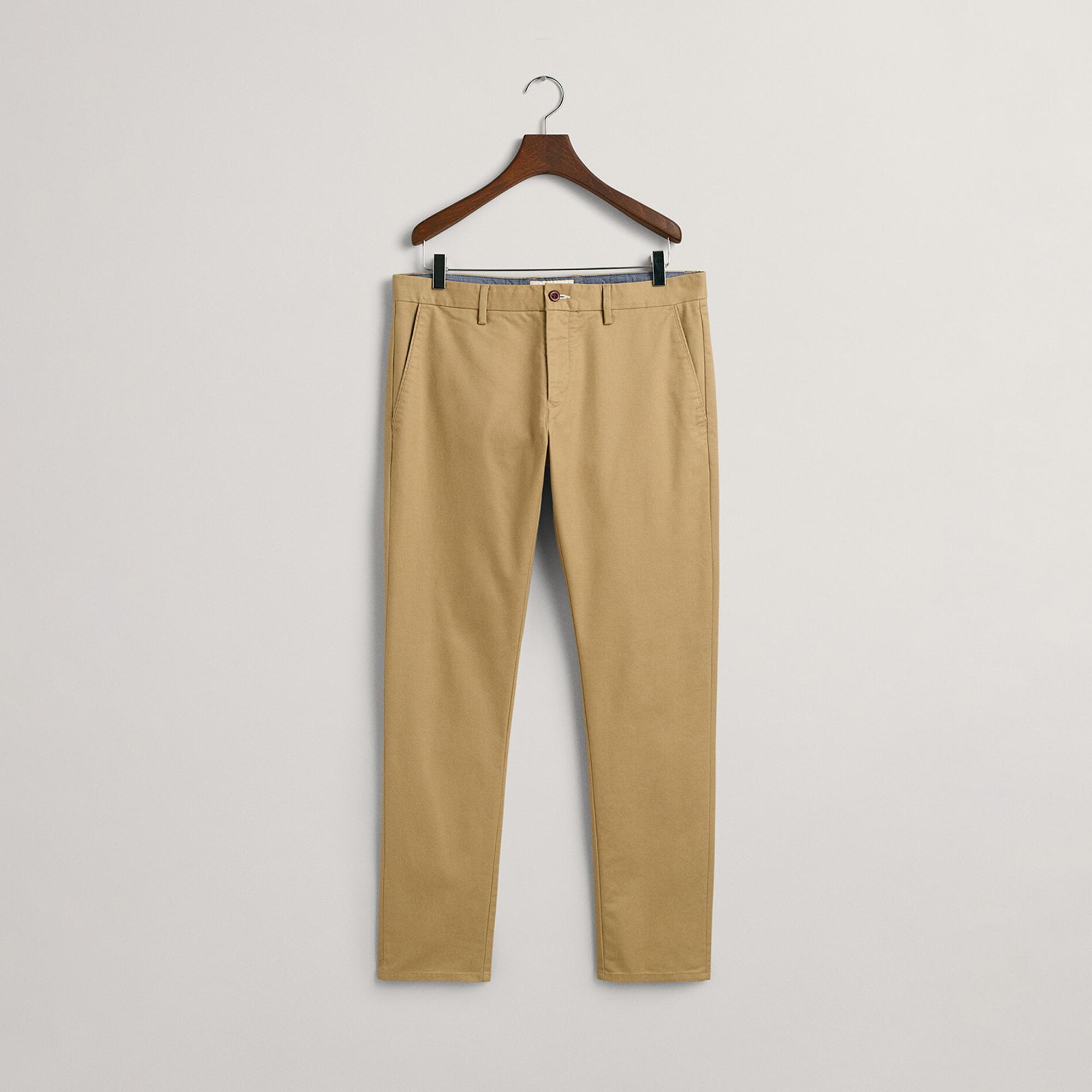 GANT Erkek Bej Slim Fit Chino Pantolon