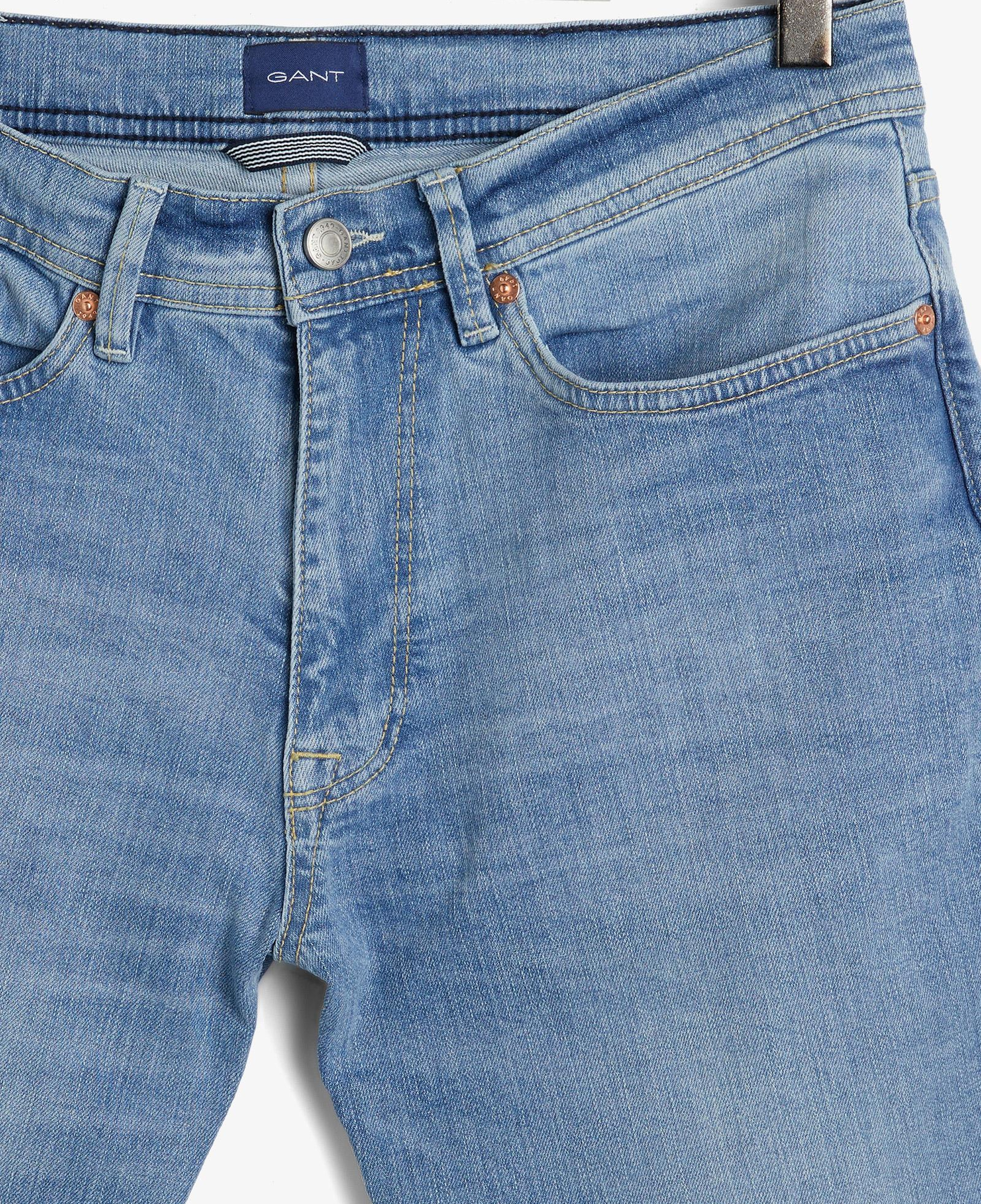 GANT Erkek Mavi Extra Slim Fit Jean Pantolon