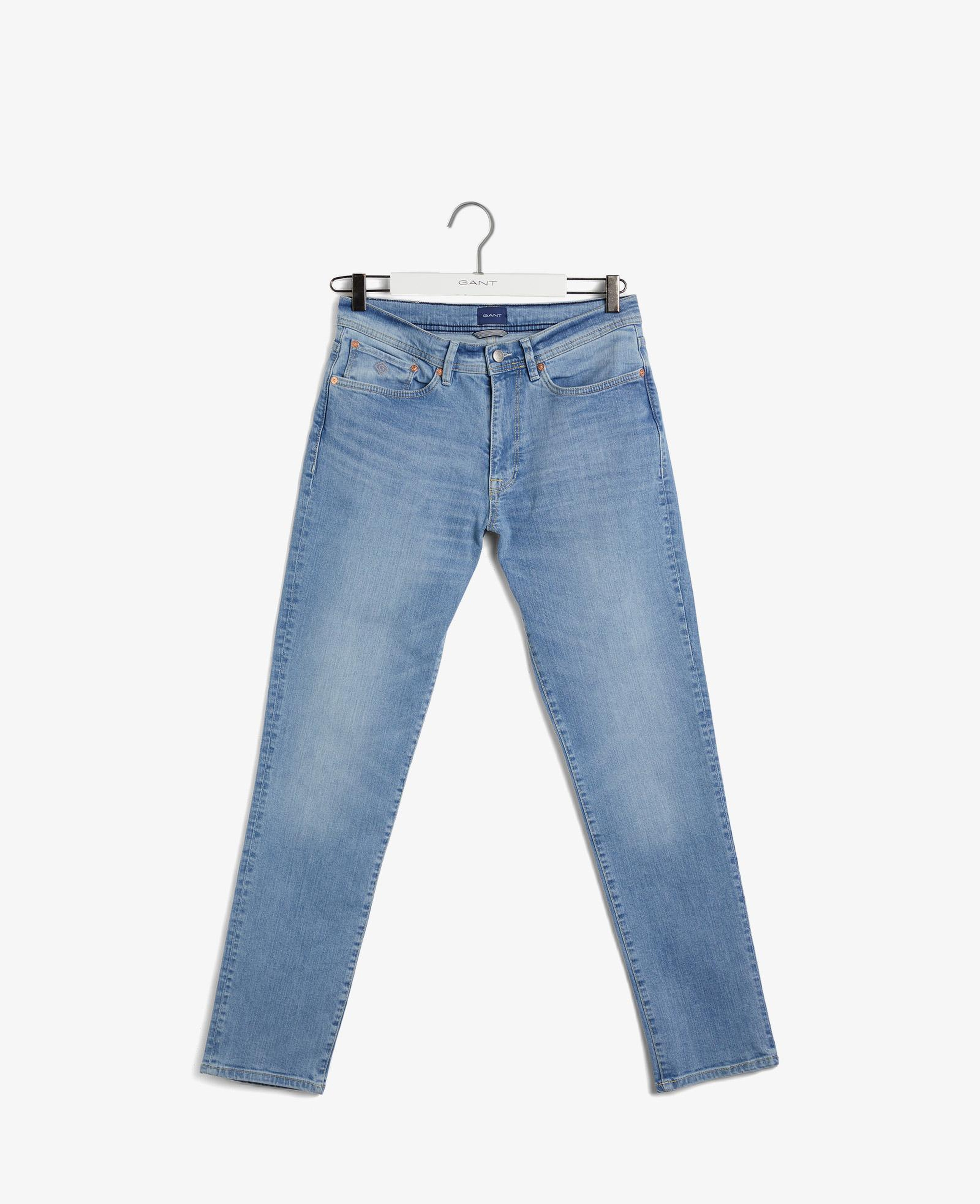 GANT Erkek Mavi Extra Slim Fit Jean Pantolon