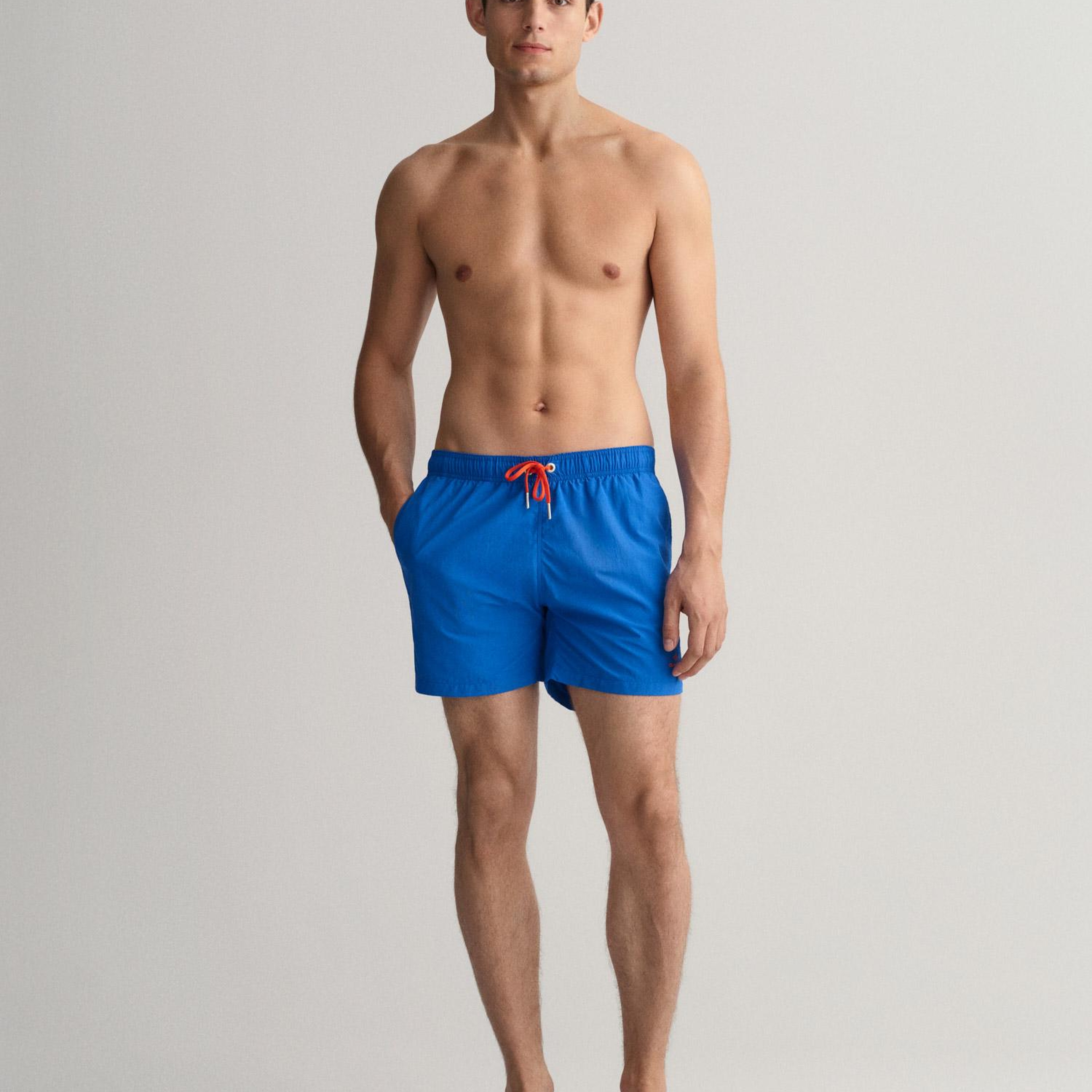 GANT Erkek Mavi Deniz Şortu