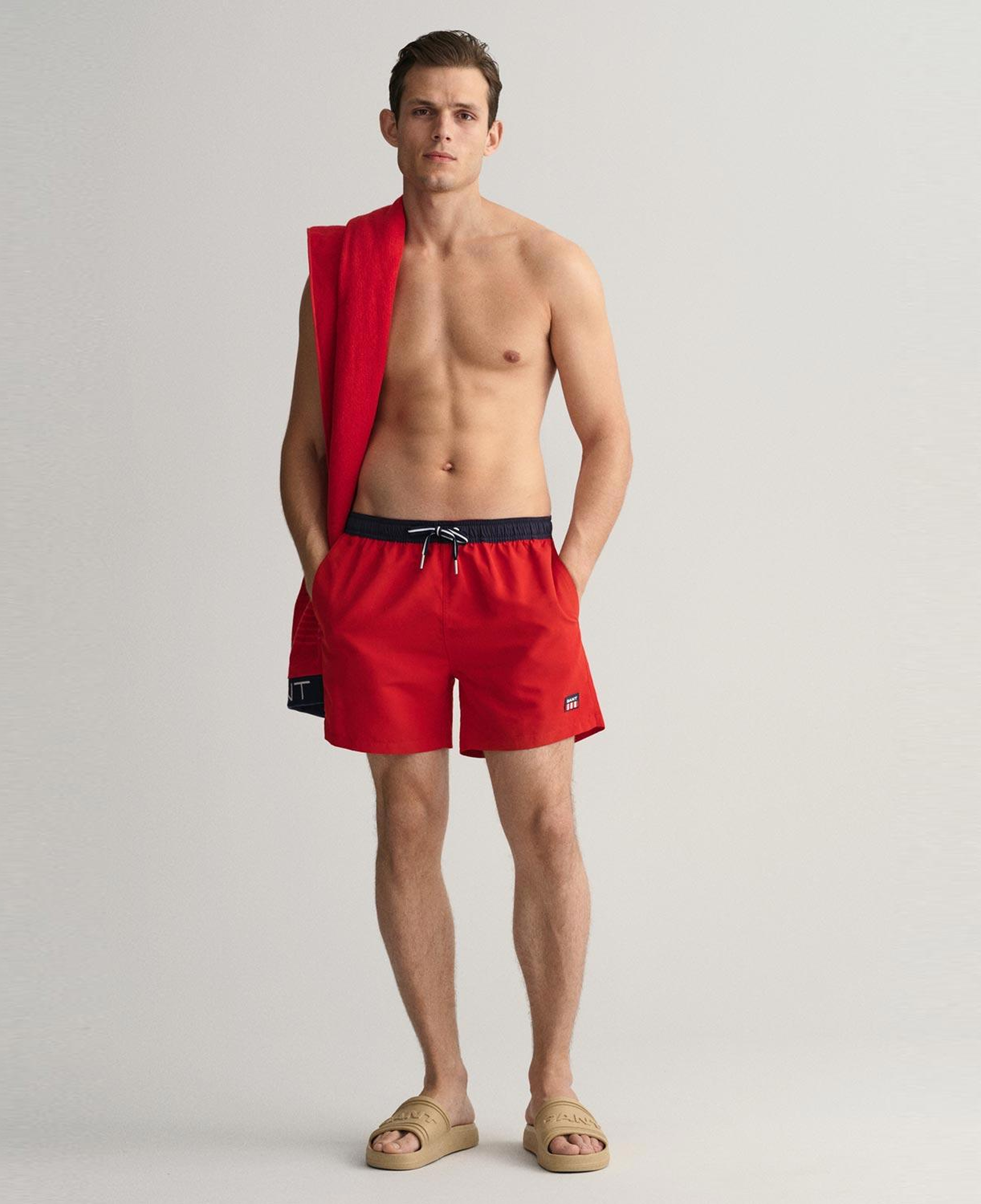 GANT Erkek Kırmızı Deniz Şortu