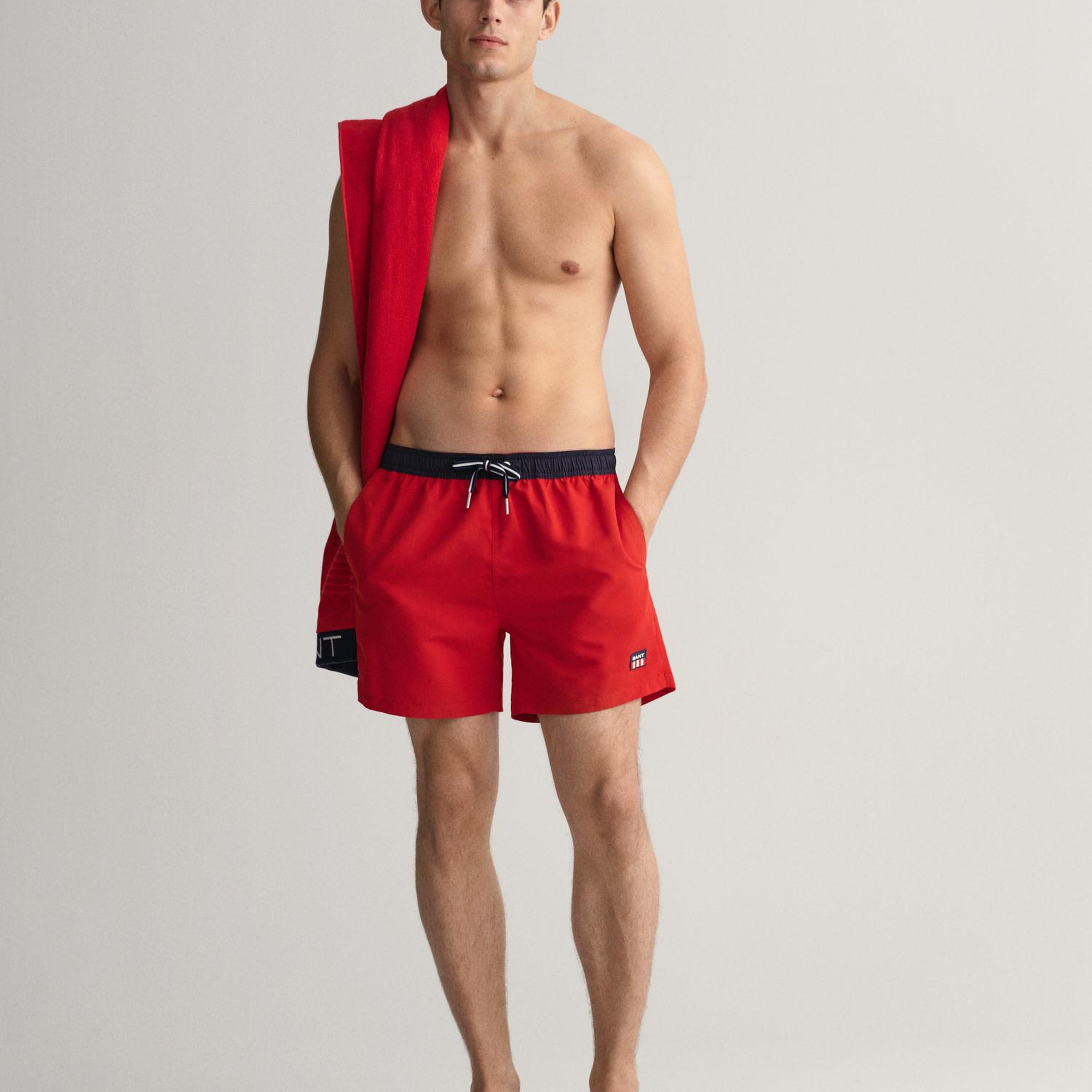 GANT Erkek Kırmızı Deniz Şortu