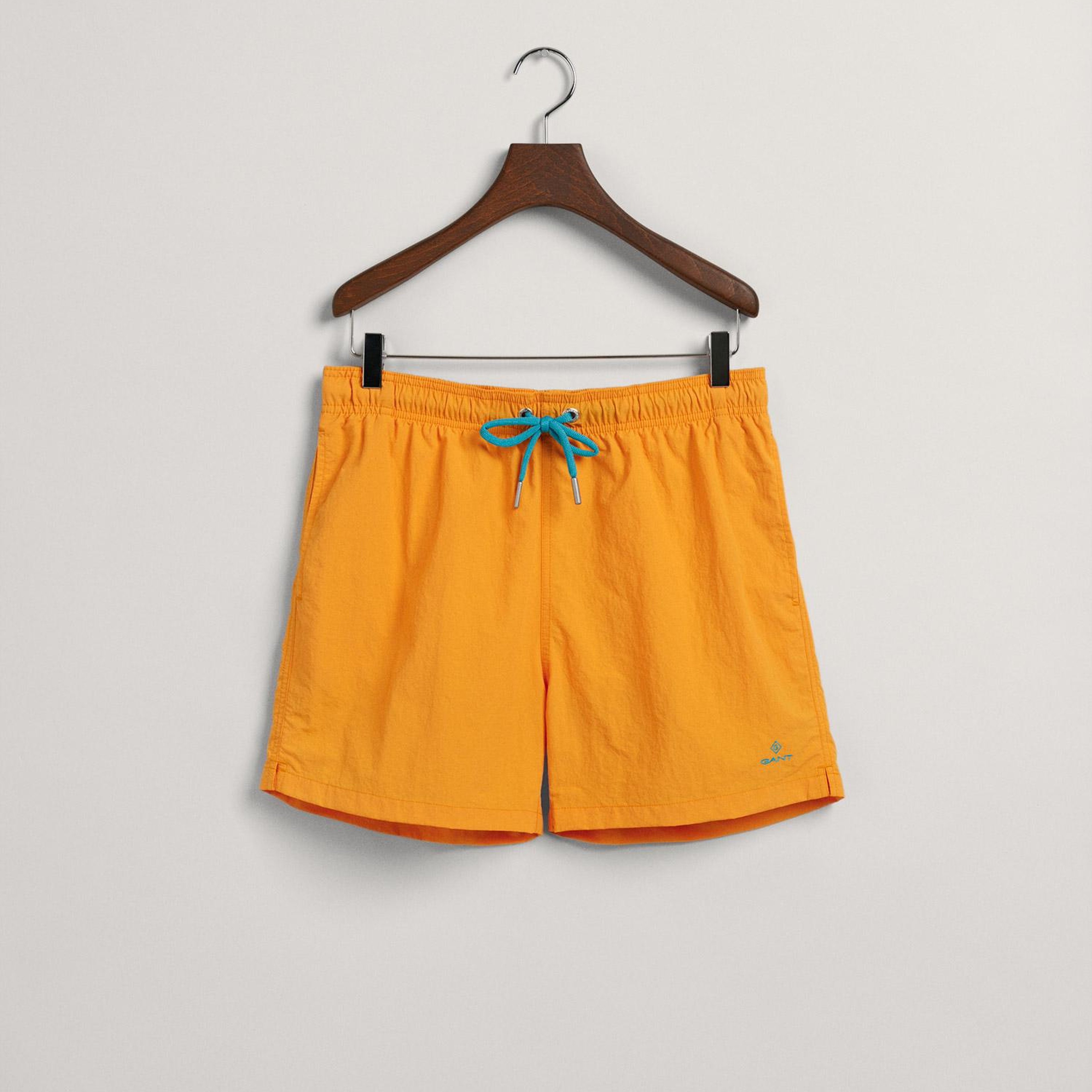 GANT Erkek Turuncu Classic Fit Deniz Şortu