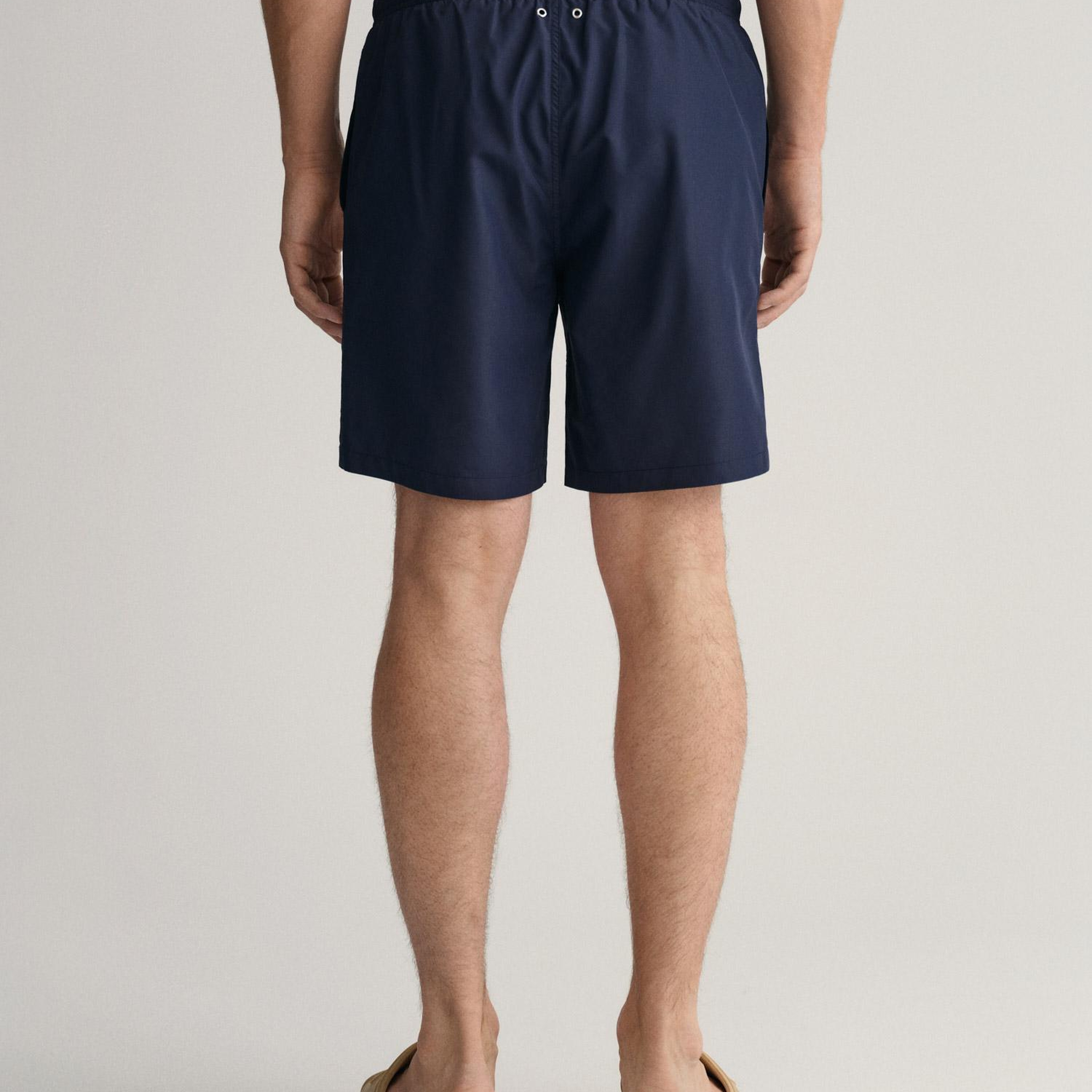 GANT Erkek Lacivert Logolu Deniz Şortu