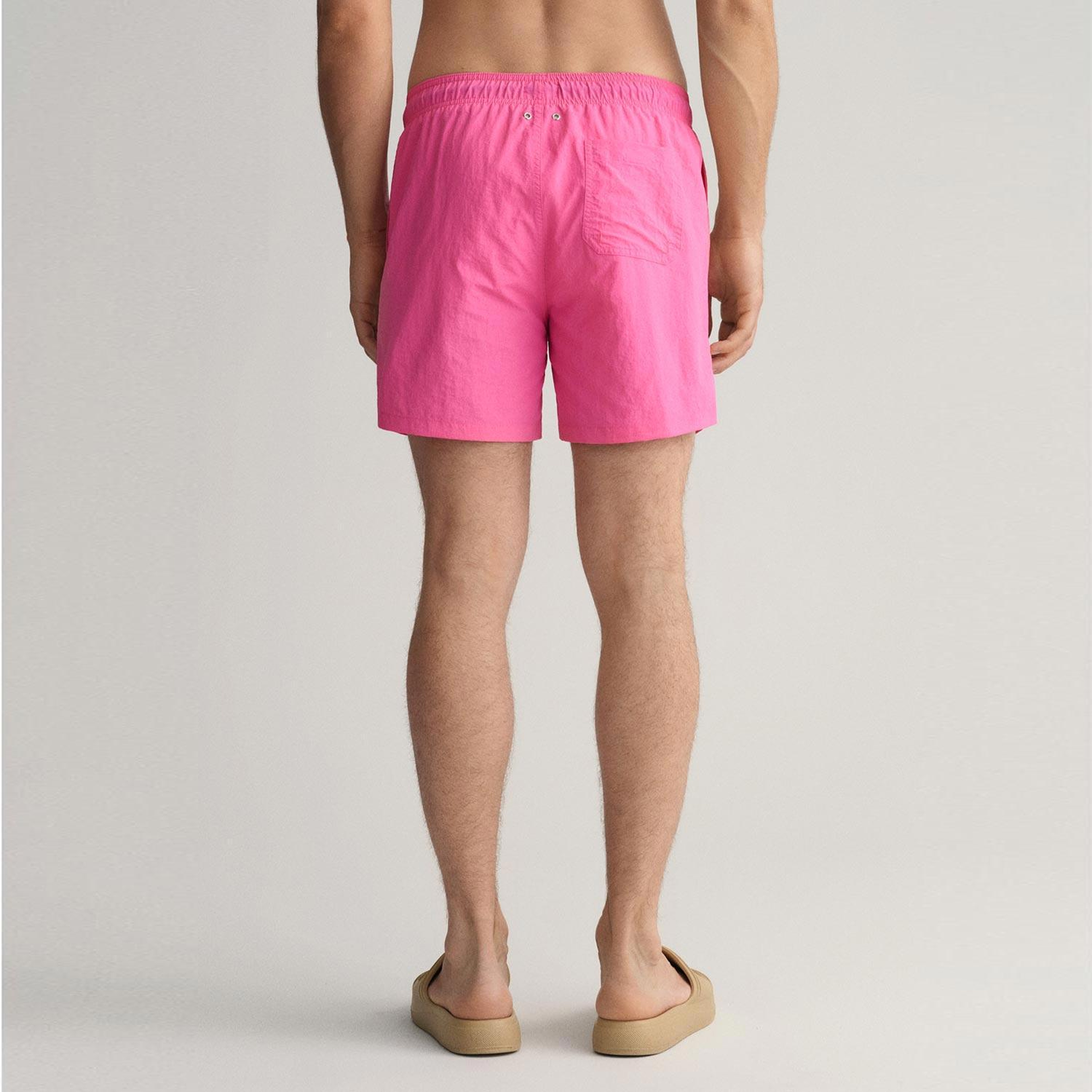 GANT Erkek Pembe Classic Fit Deniz Şortu