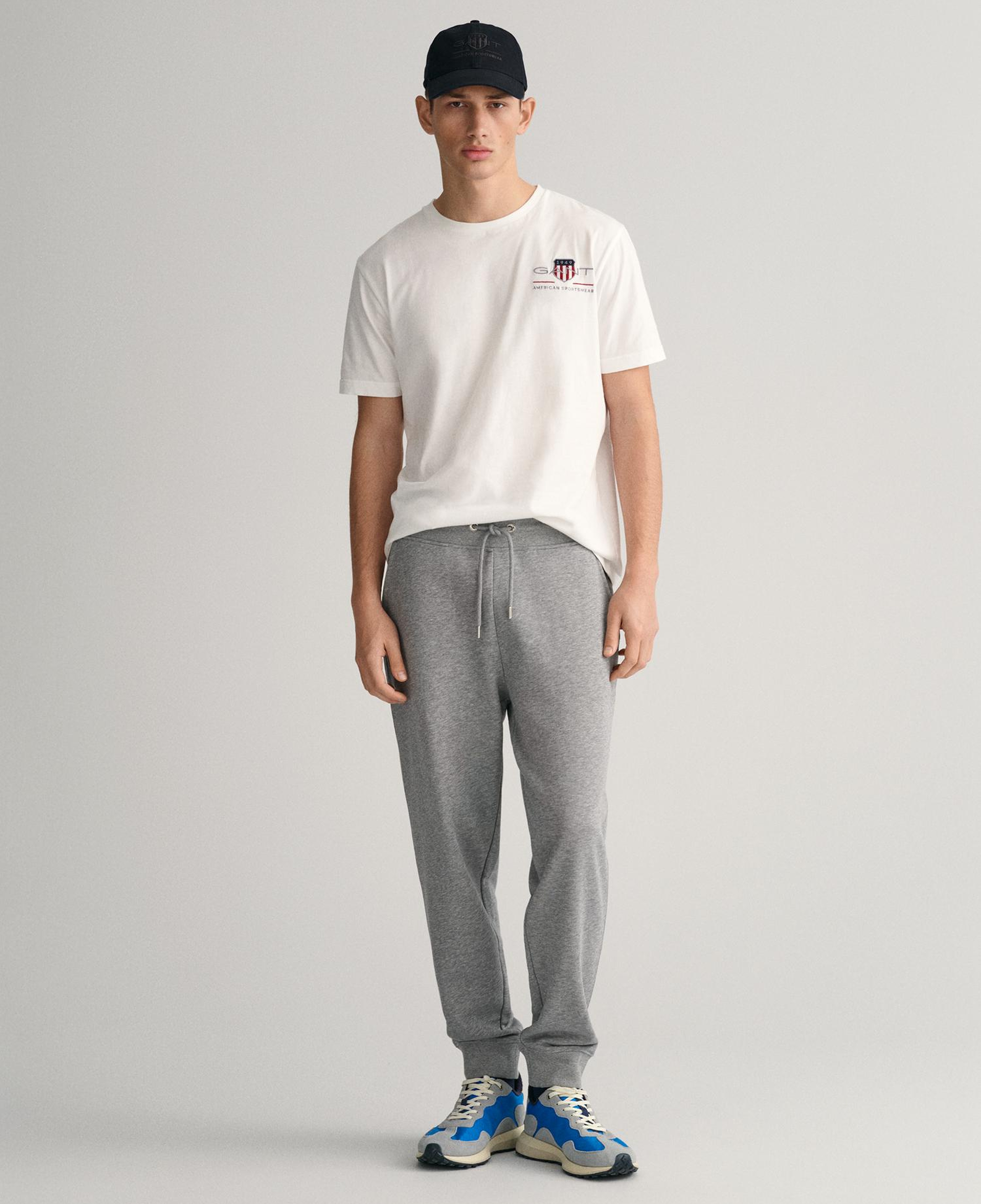 GANT Erkek Gri Regular Fit Eşofman Altı