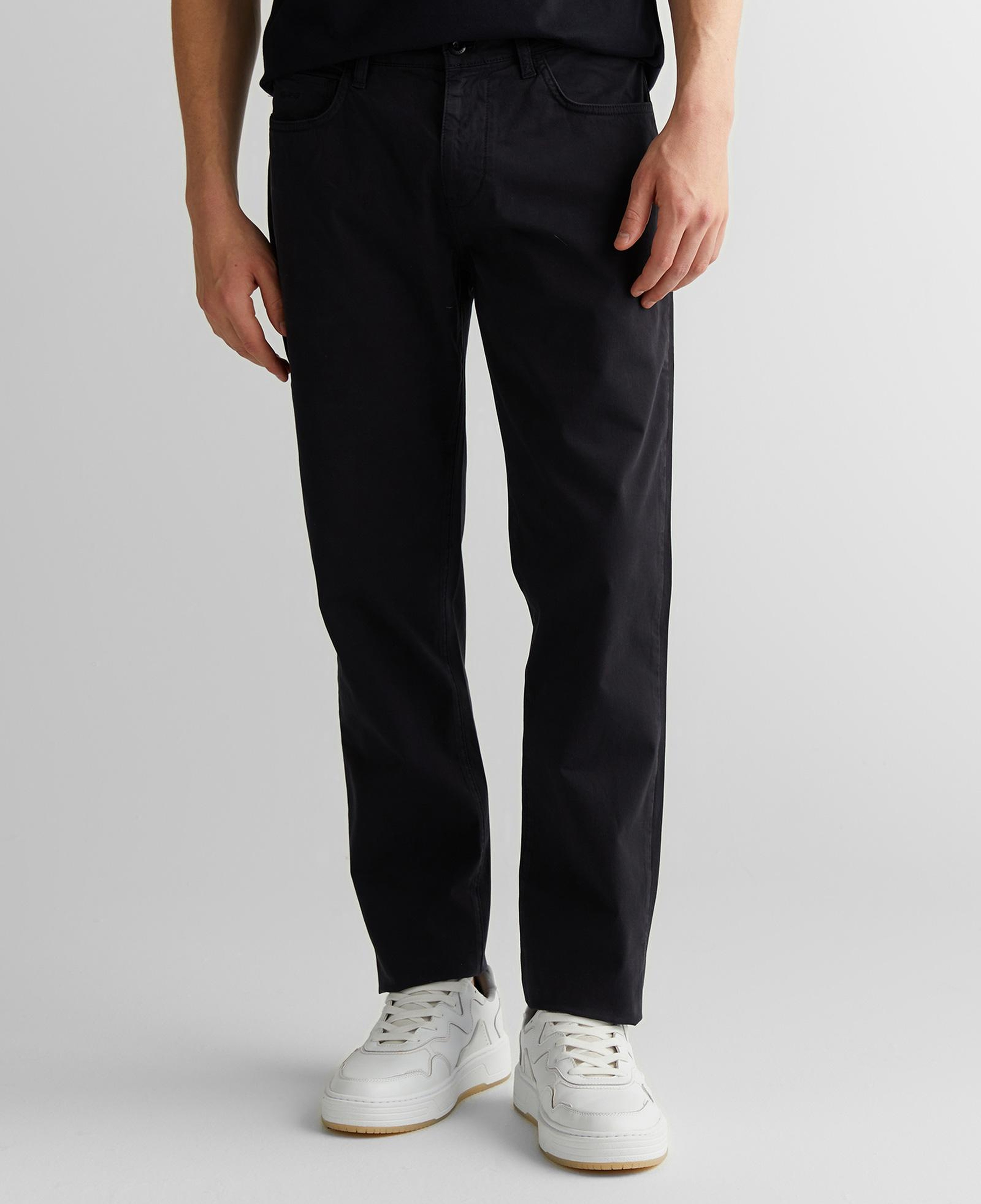 GANT Erkek Siyah Regular Fit Pantolon