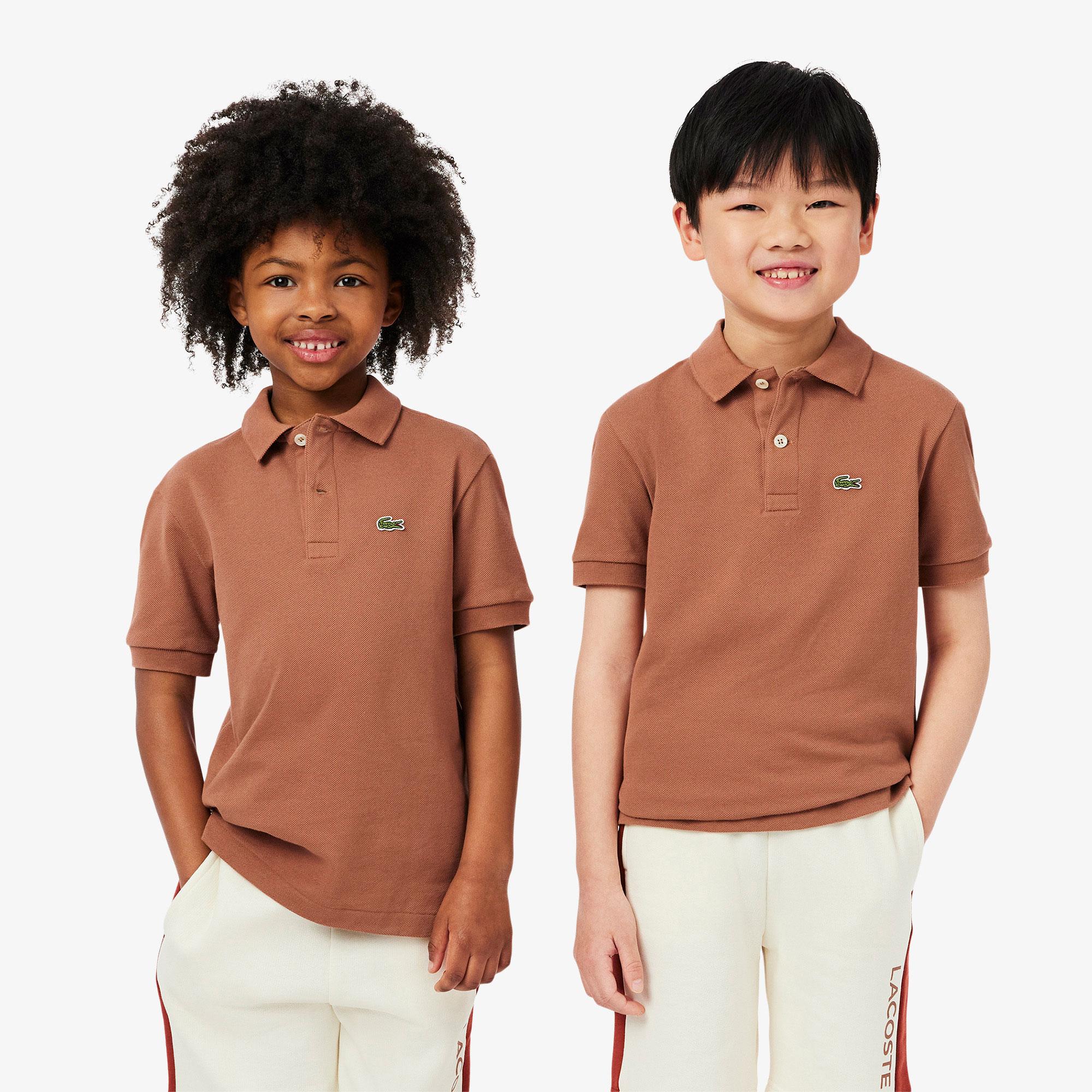 Lacoste Çocuk Regular Fit Kahverengi Polo